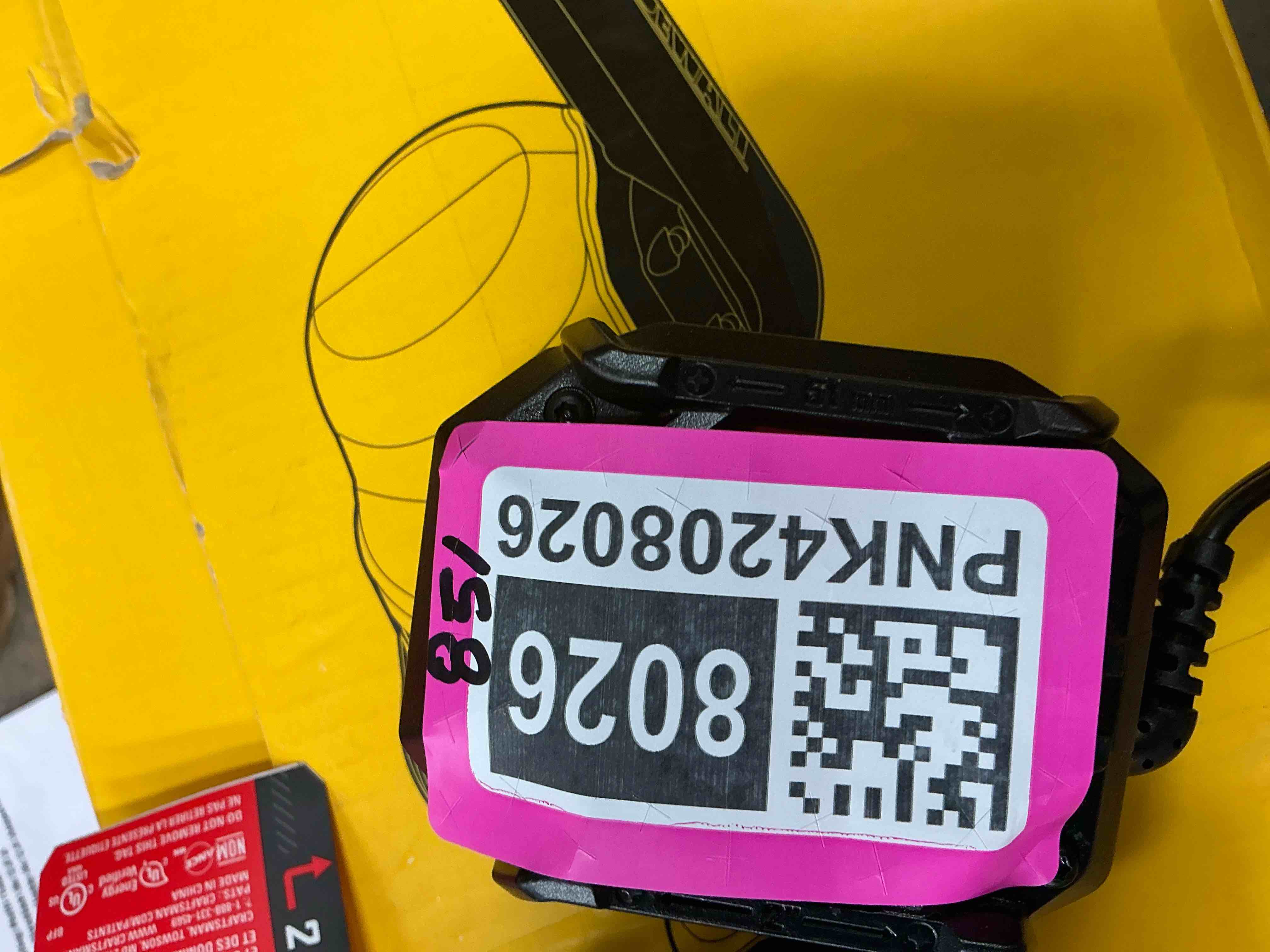 Condition photo showing Good Condition for craftsman cmcb101 v20 oem 20v max 20 volt lithium-ion battery charger