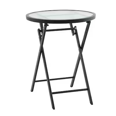 Condition photo showing Good Condition for style selections mix and match round outdoor bistro table 23.62-in w x 23.62-in l