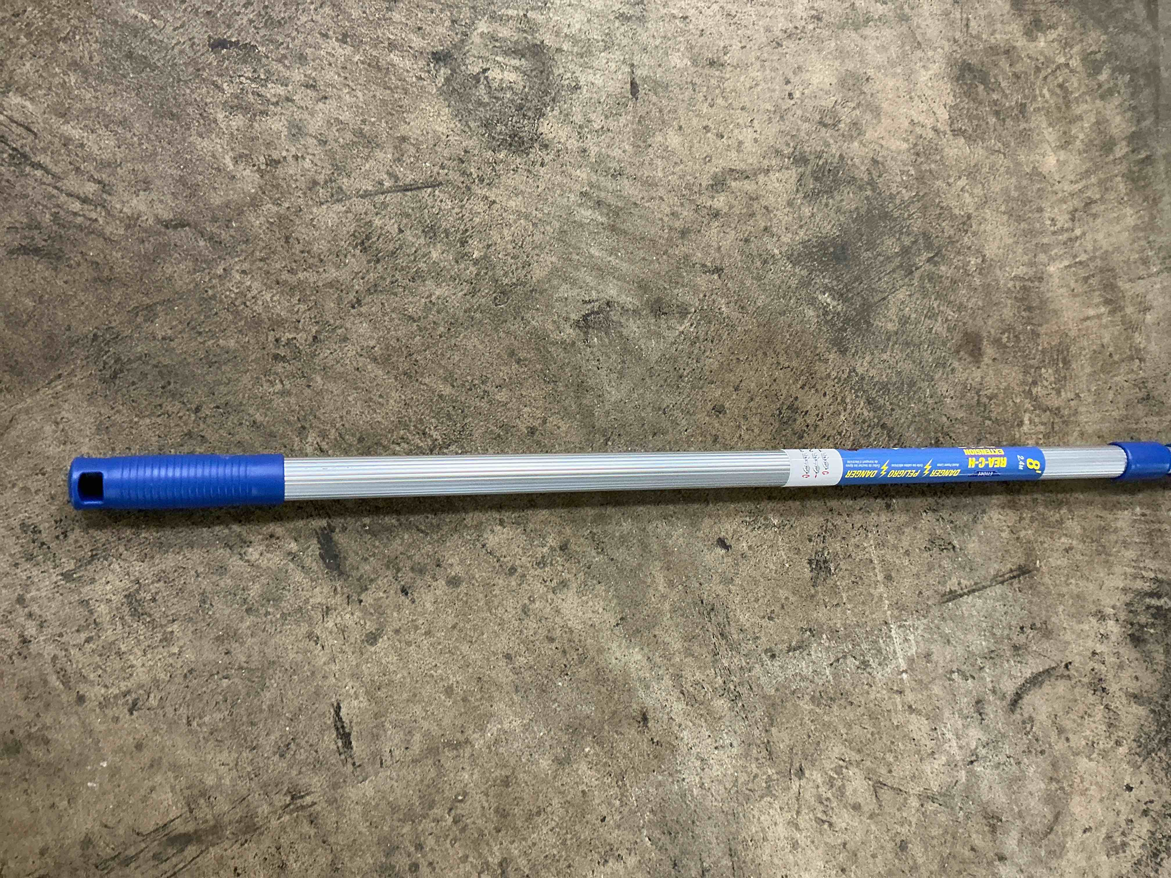 Condition photo showing Good Condition for ettore 43009 rea-c-h extension pole, 8-feet,silver, blue