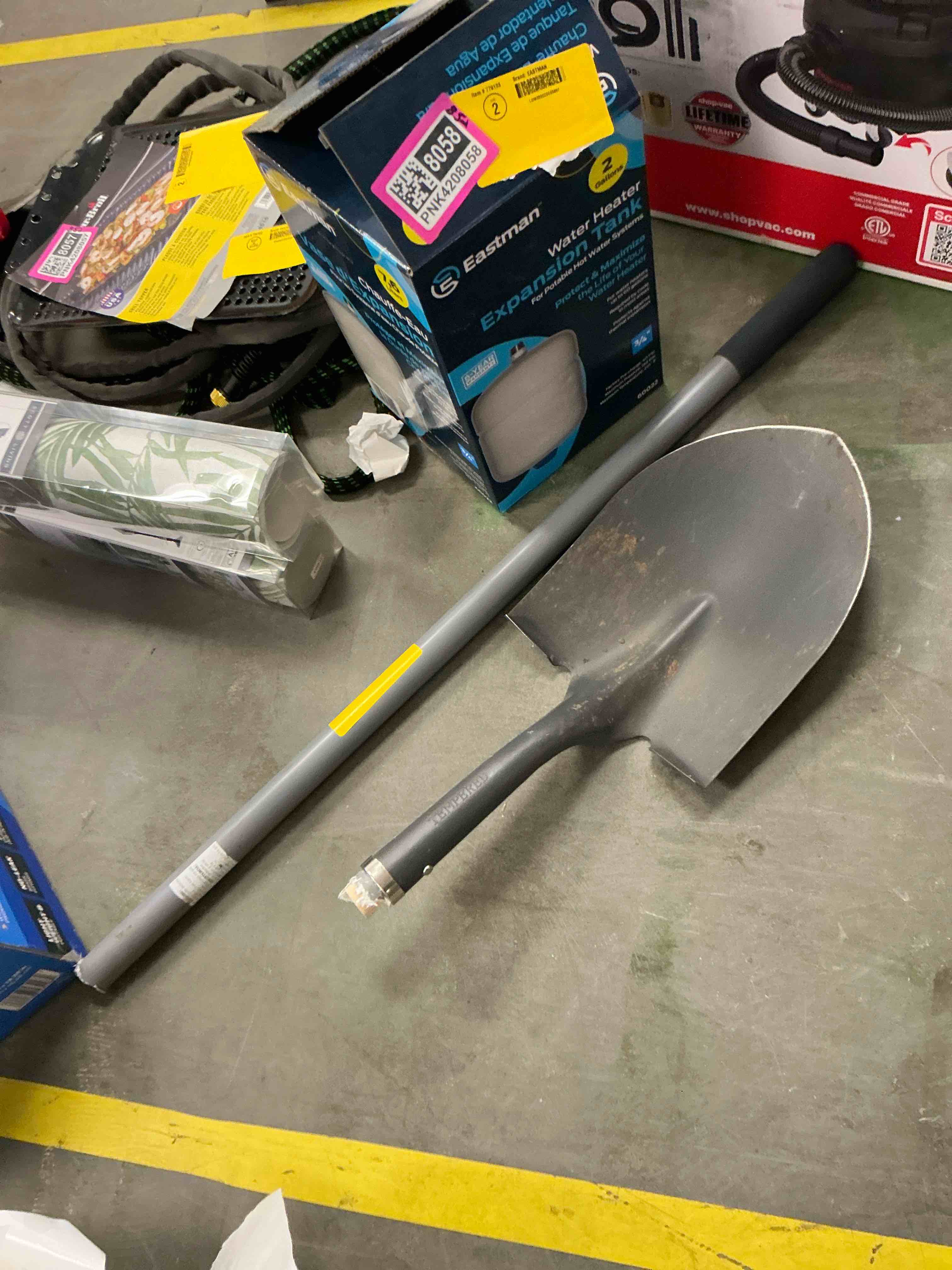 Condition photo showing As Is for project source 40-in fiberglass handle digging shovel
