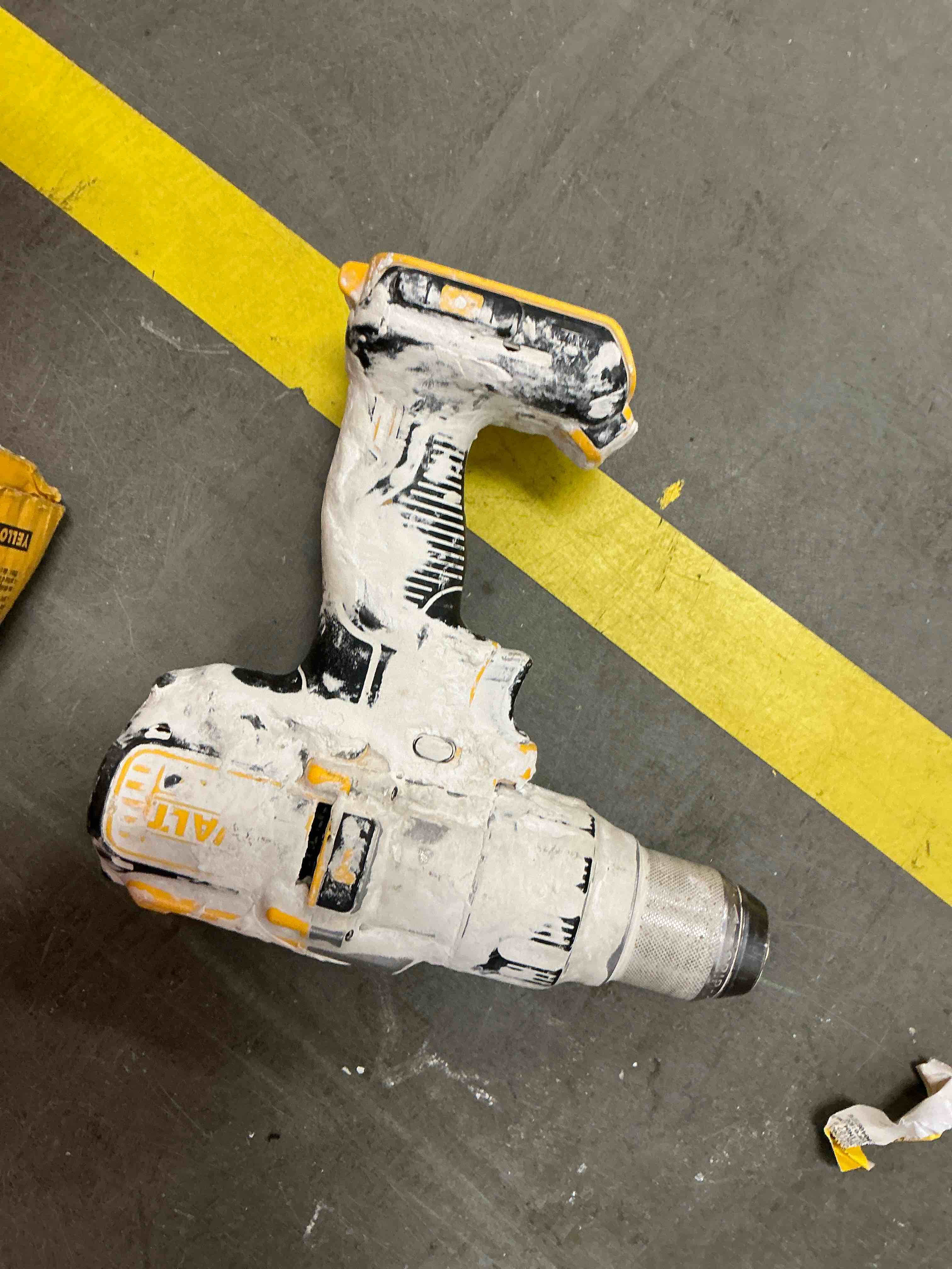 Condition photo showing As Is for dewalt xr 1/2-in 20-volt max variable speed brushless cordless hammer drill-tool only