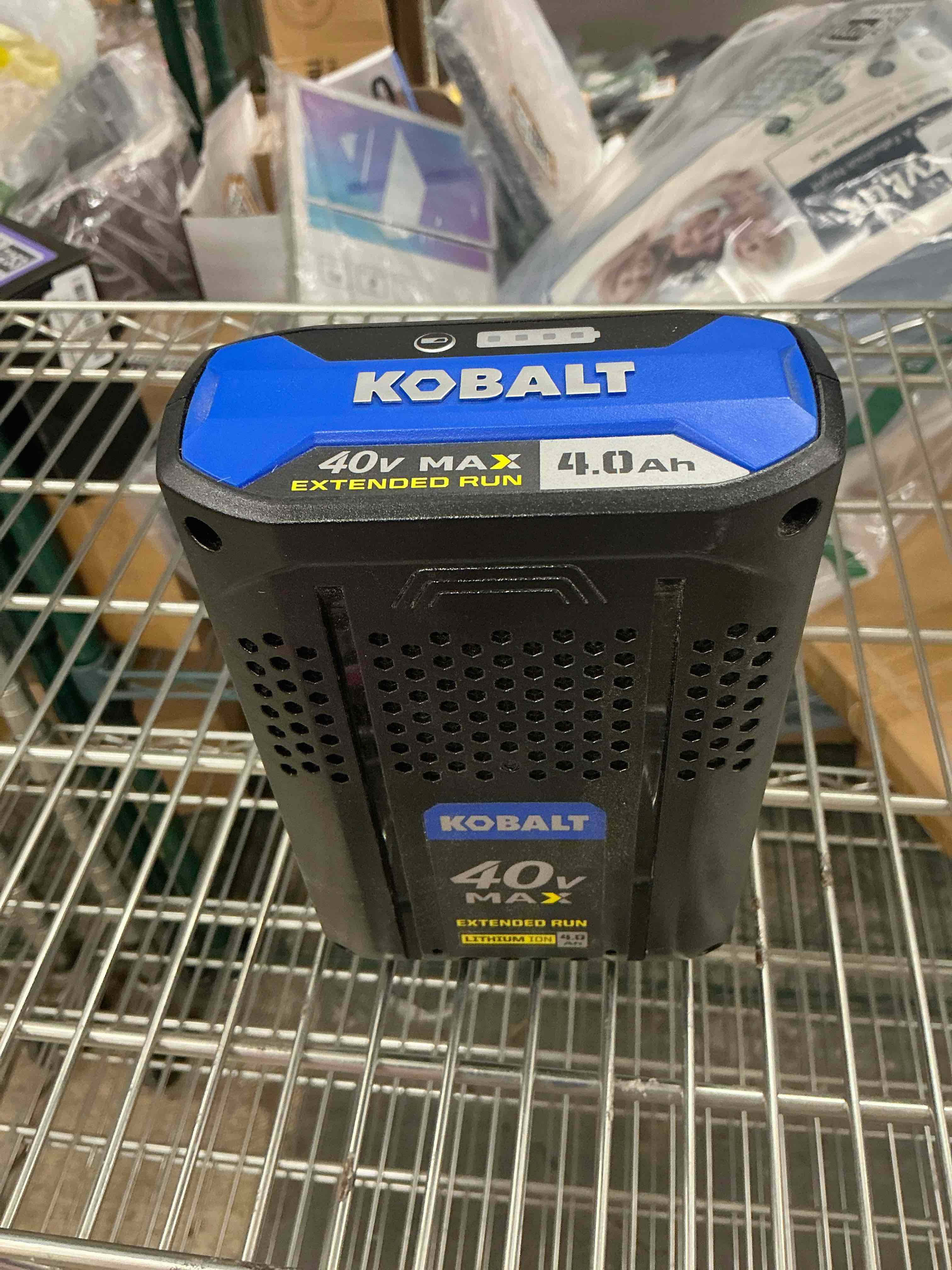 Condition photo showing Good Condition for kobalt 40-volt lithium ion (li-ion) battery