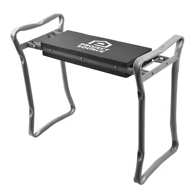 Project Source 24.41-in x 11.02-in Grey Foam Kneeling Bench 8013