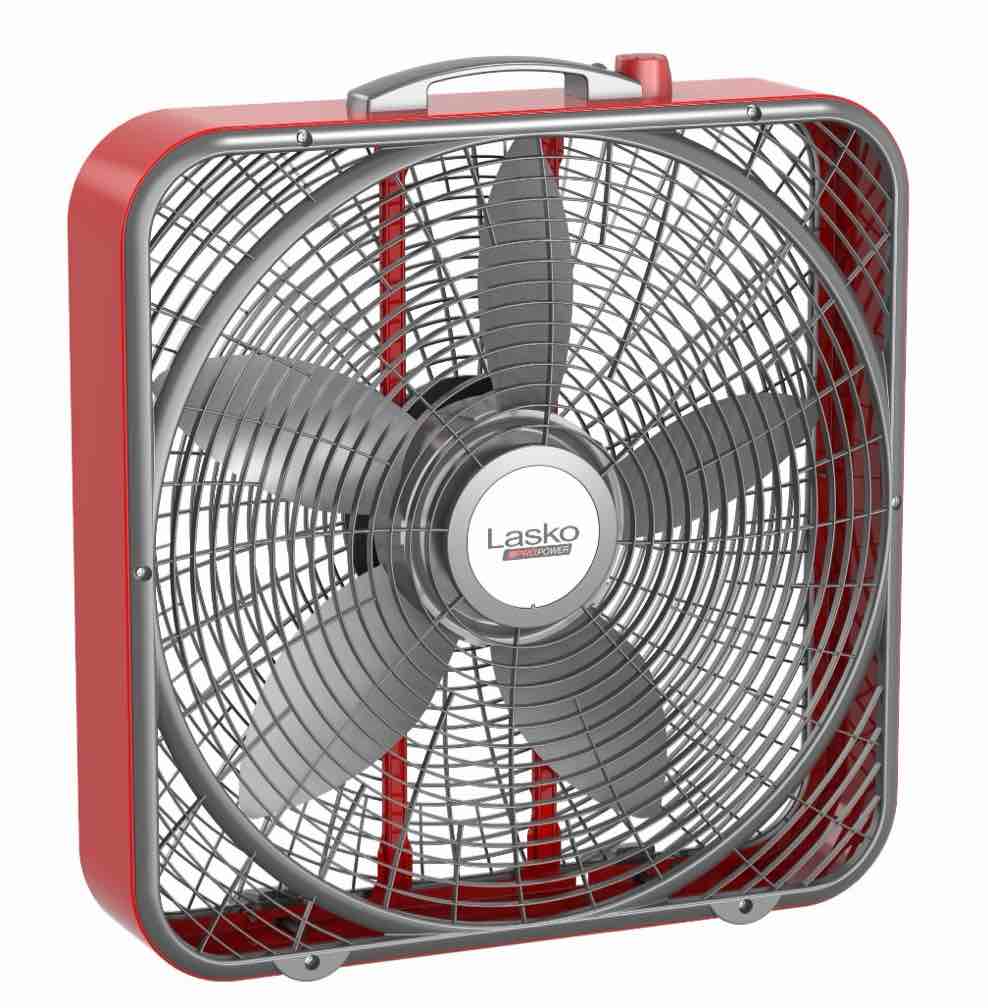 lasko 20 pro-power 3-speed industrial grade box fan b20548