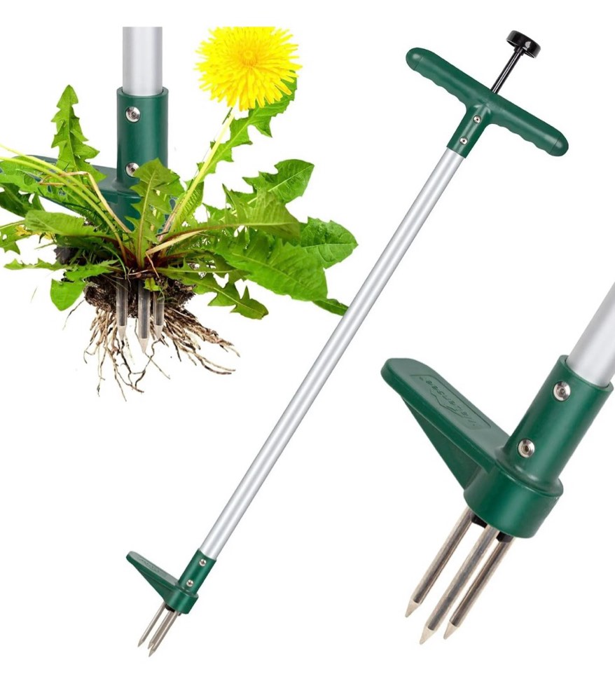 walensee weed puller with 3 claws  stand up weeder for dandelion