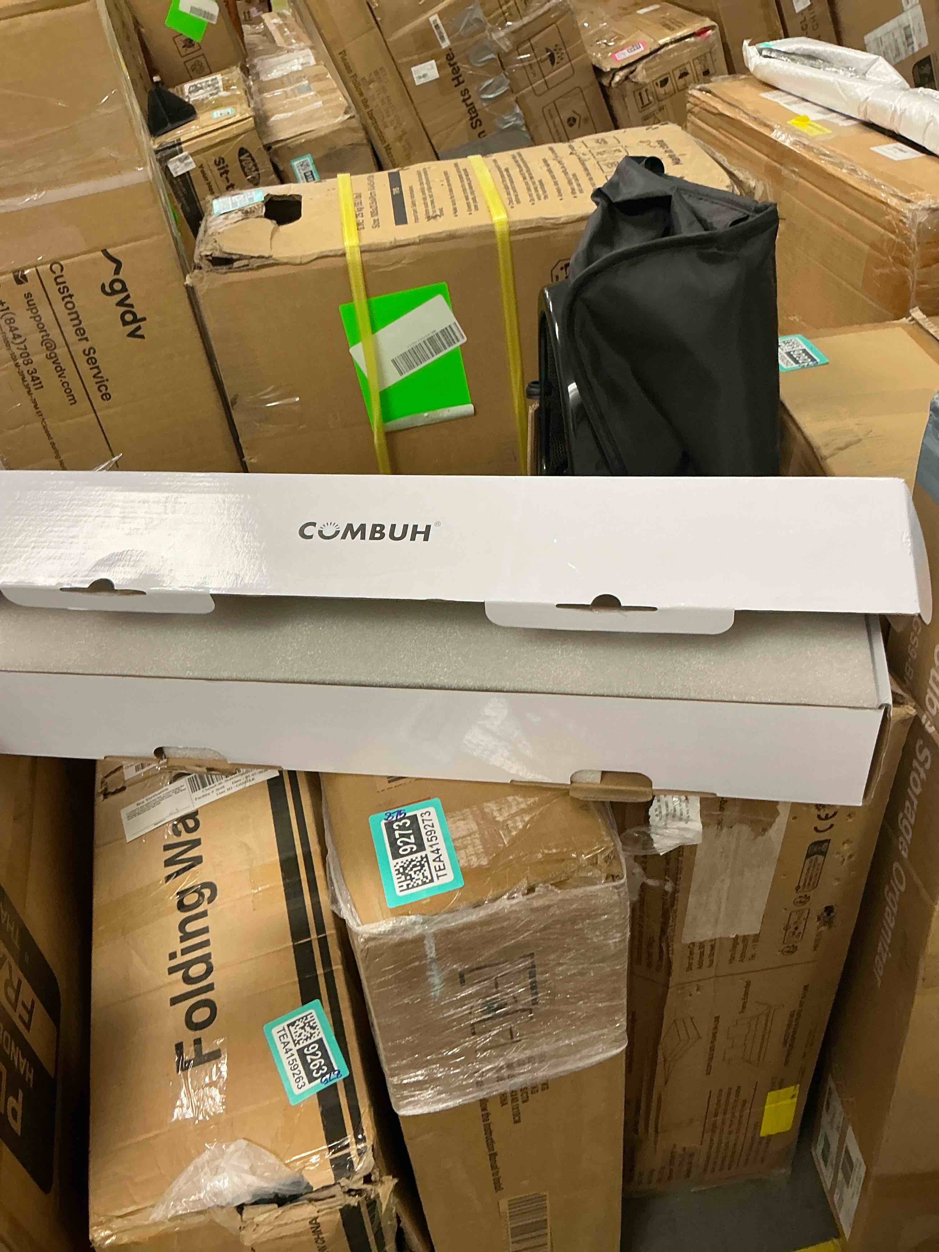 Condition photo showing New/Like New for combuh modern led vanity light bar matte black acrylic bathroom wall lights fixtures, 24 inch 14w bath lighting over mirror for kitchen bedroom cool white 6000k