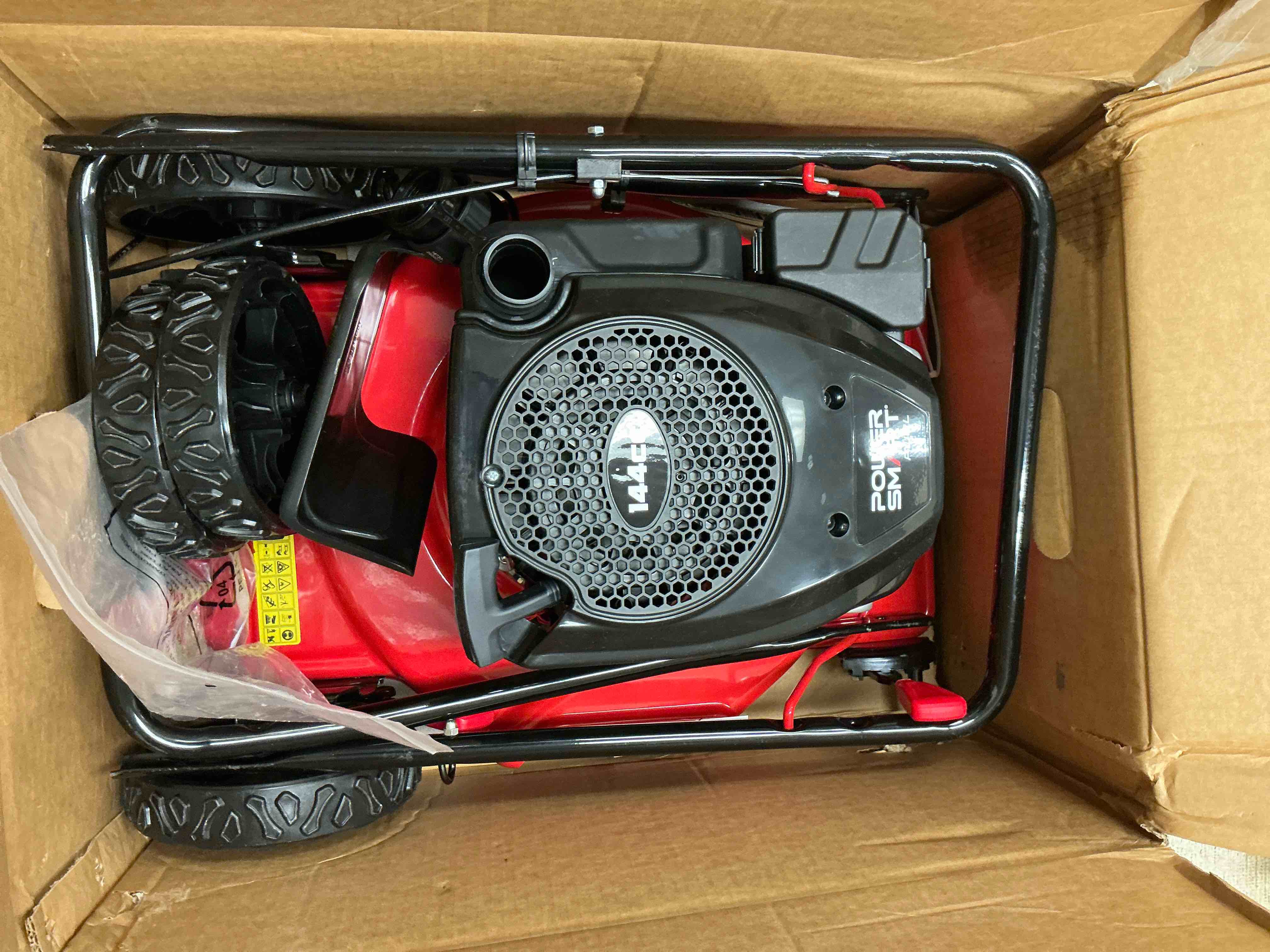 Condition photo showing Good Condition for powersmart 18" 144cc gas-powered 3-in-1 walk behind lawn mower – easy start, foldable, ideal for yards up to 1/4 acre