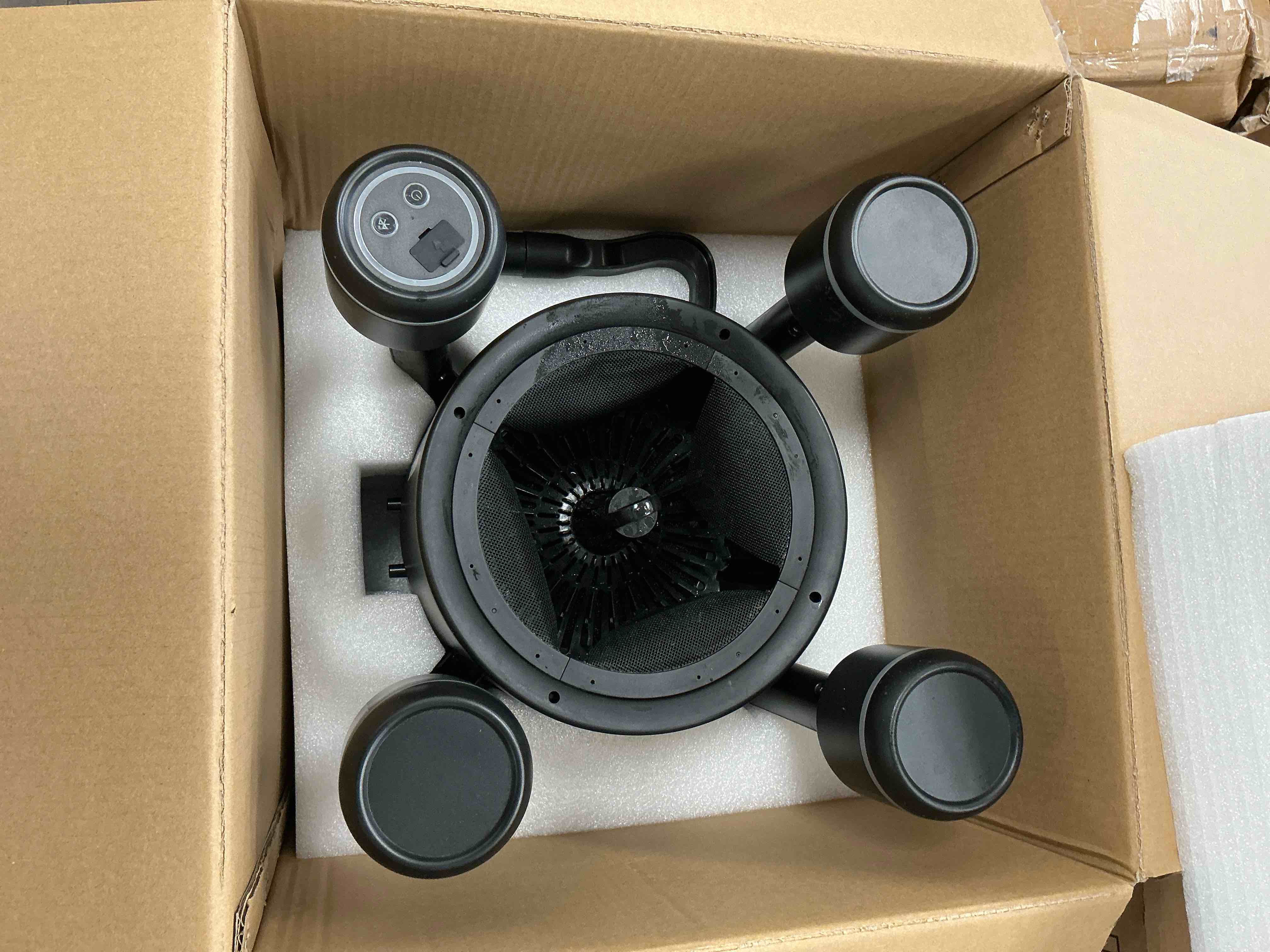 Condition photo showing Good Condition for buvortex v5 robotic surface skimmer, pool cleaner with powerful suction, dual motor, 5l filter, dual cleaning modes, smart app control, one-tap docking, led, ai navigation