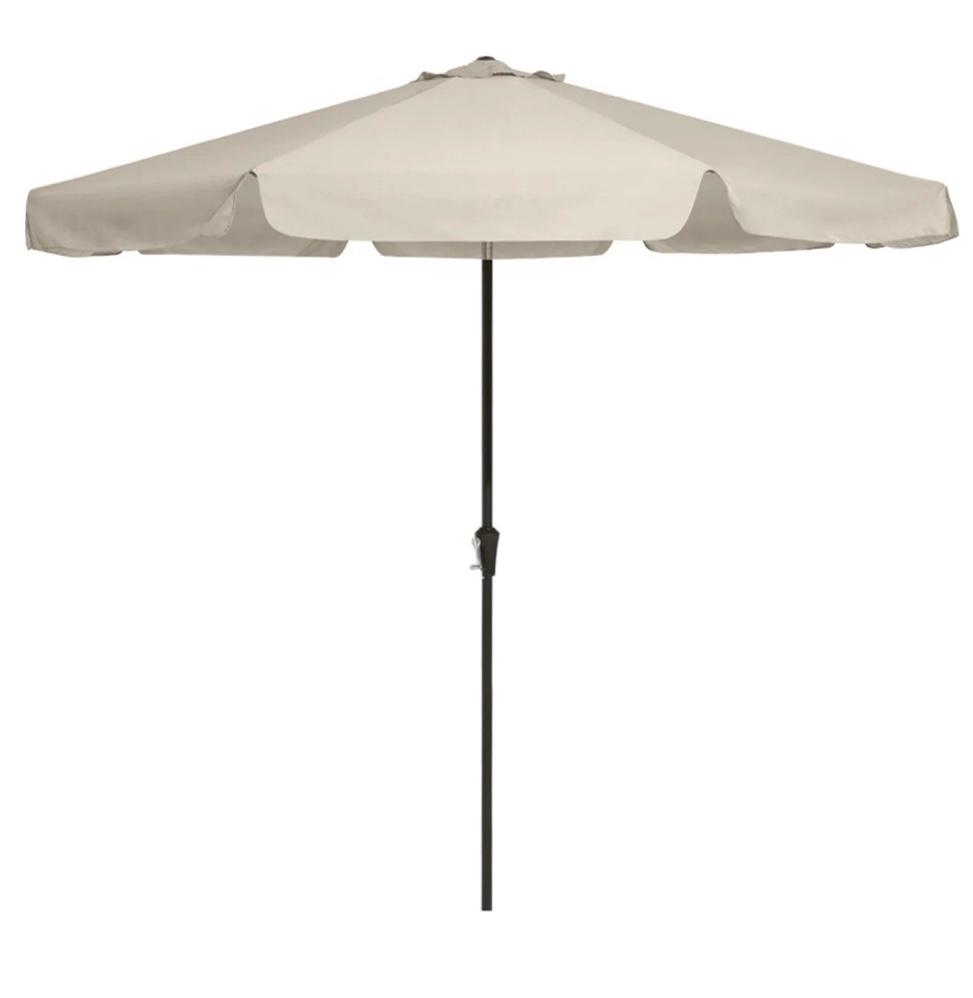 Condition photo showing New/Like New for fundaze 9ft outdoor patio umbrella with tilt & crank, heavy duty round sun umbrella for garden, poolside, deck, backyard?beige