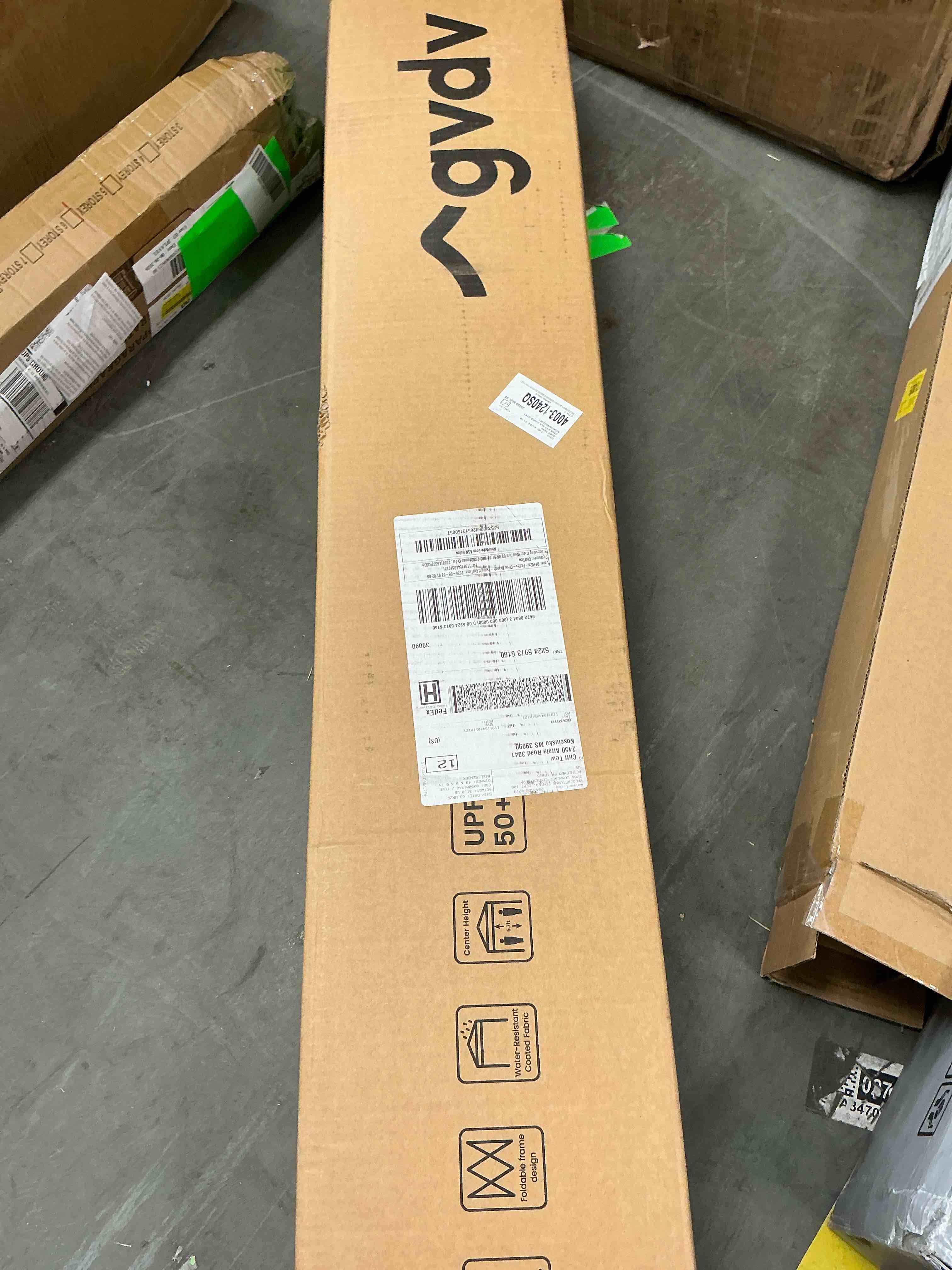 Condition photo showing New/Like New for gvdv 10 x 10 ft pop-up canopy tent straight legs instant canopy with wheeled bag, 4 stakes, 4 ropes, 4 sandbags, black