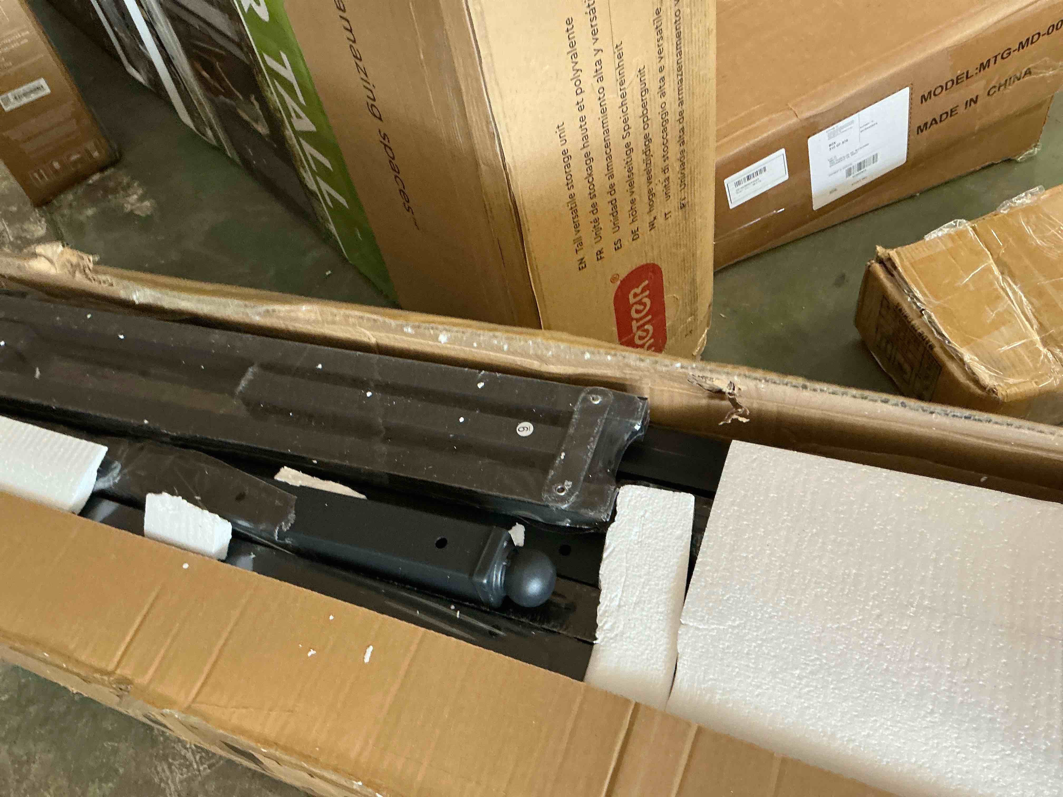 Condition photo showing Good Condition for metal queen bed frame, noise-free design & underbed storage heavy duty queen size bed frames with headboard no box spring needed/tool-free assembly