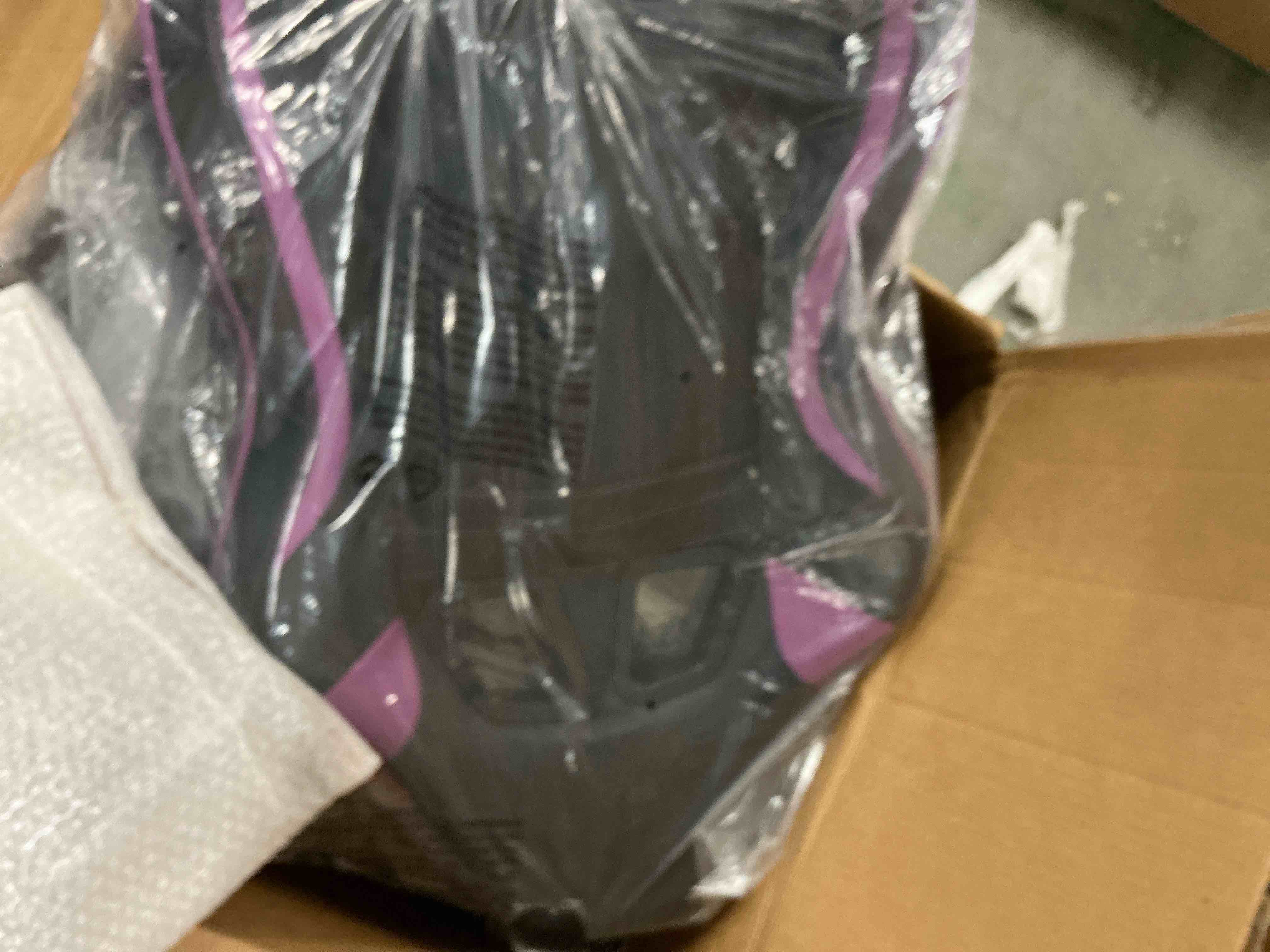 Condition photo showing As Is for jonpony big and tall 500lbs gaming chair, ergonomic design, gamer chair pu leather with footrest and lumbar support, high back office chair support, long sitting computer chair, red