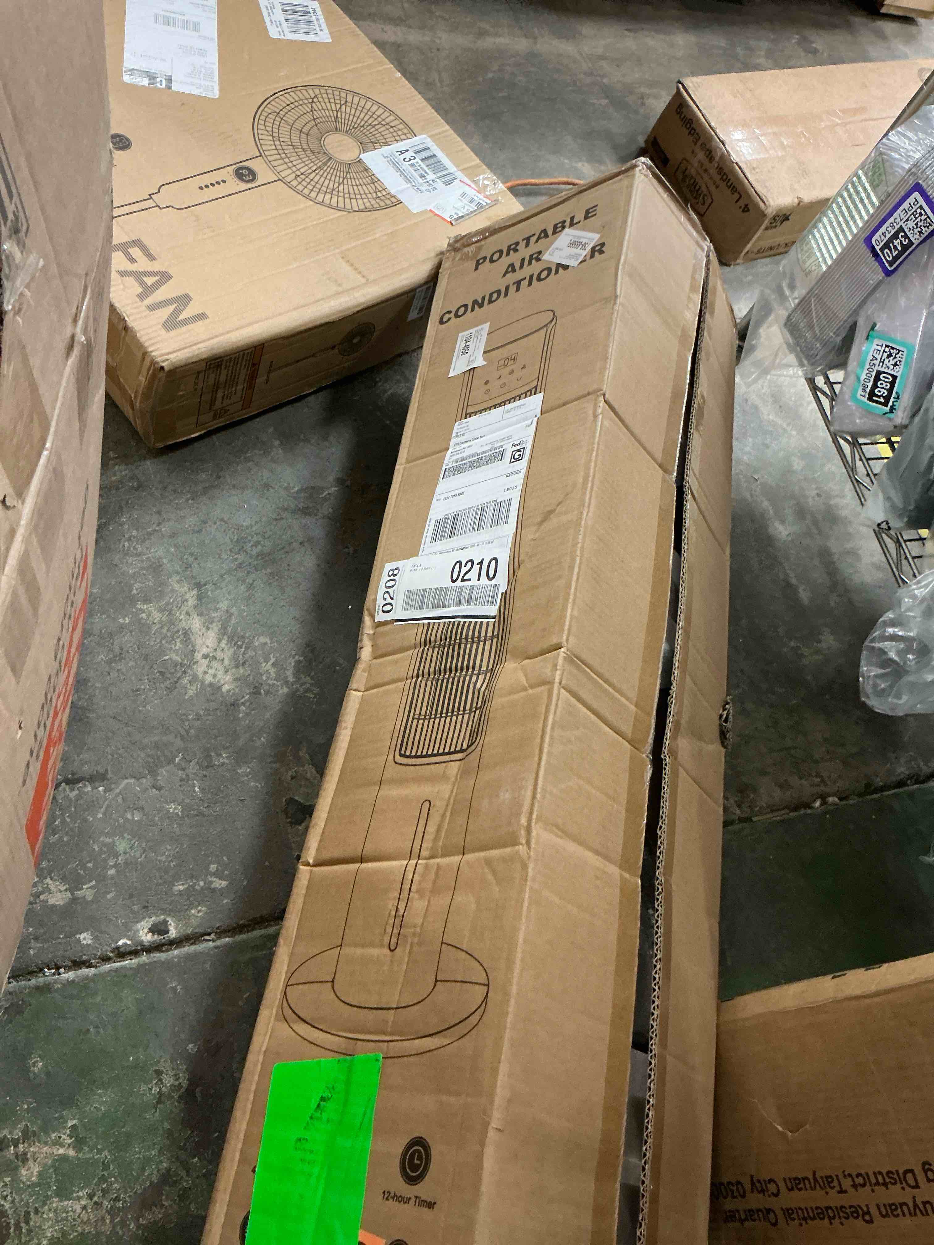 Condition photo showing New/Like New for evaporative air cooler tower fan for home bedroom  40  floor standing cooling fans 90° oscillating 4 modes & 4 speeds 12h timer 2 ice crystal boxes