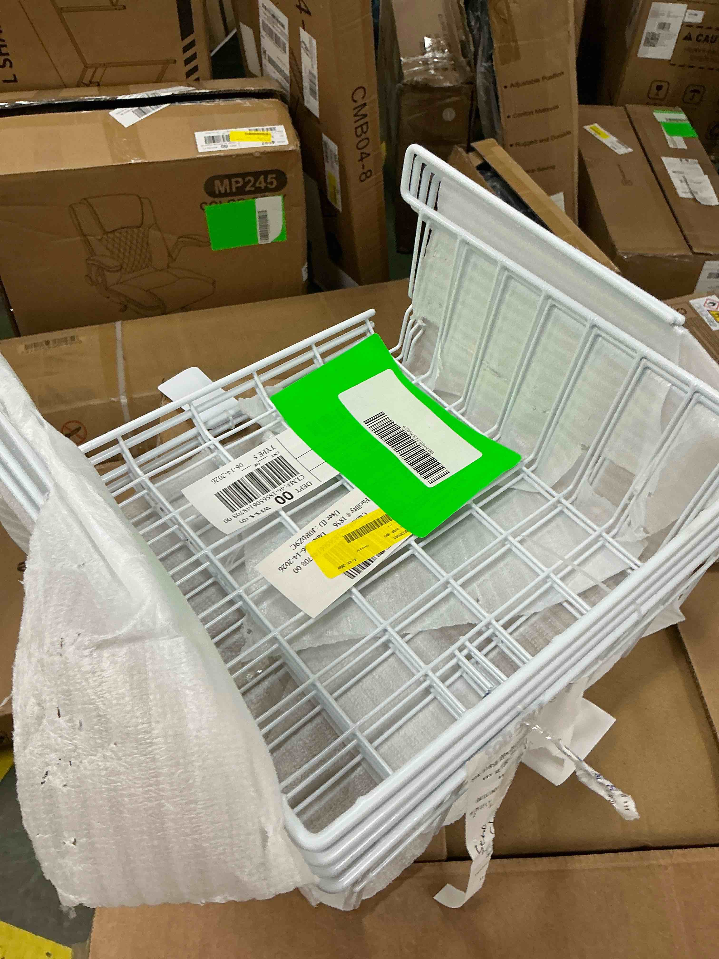 Condition photo showing Good Condition for mimifly under shelf storage basket 12.6*11.4*6.3 inch cabinet storage bins 2-pack white