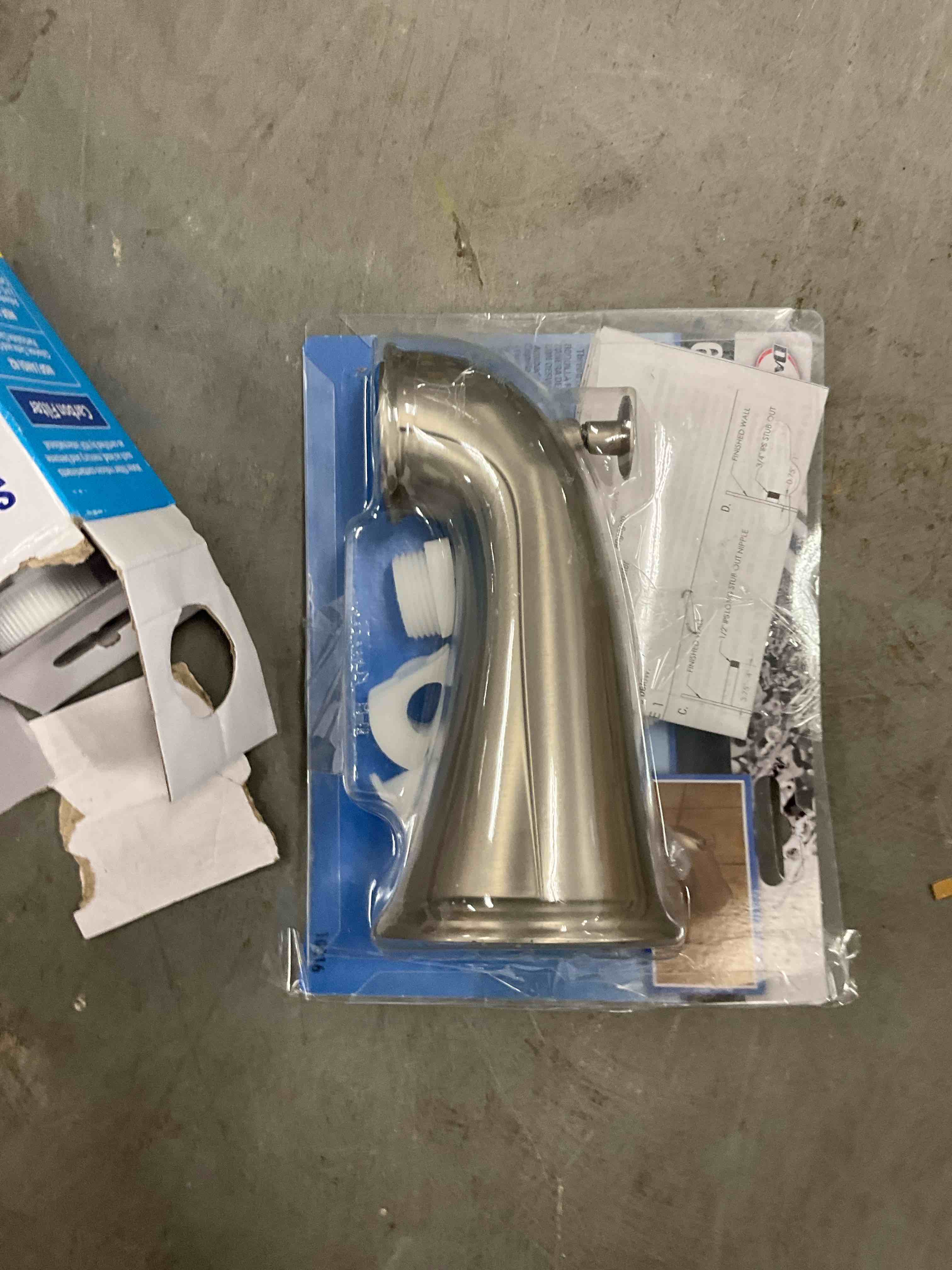 Condition photo showing Good Condition for danco brushed nickel wall-mount universal fit bathtub spout with diverter