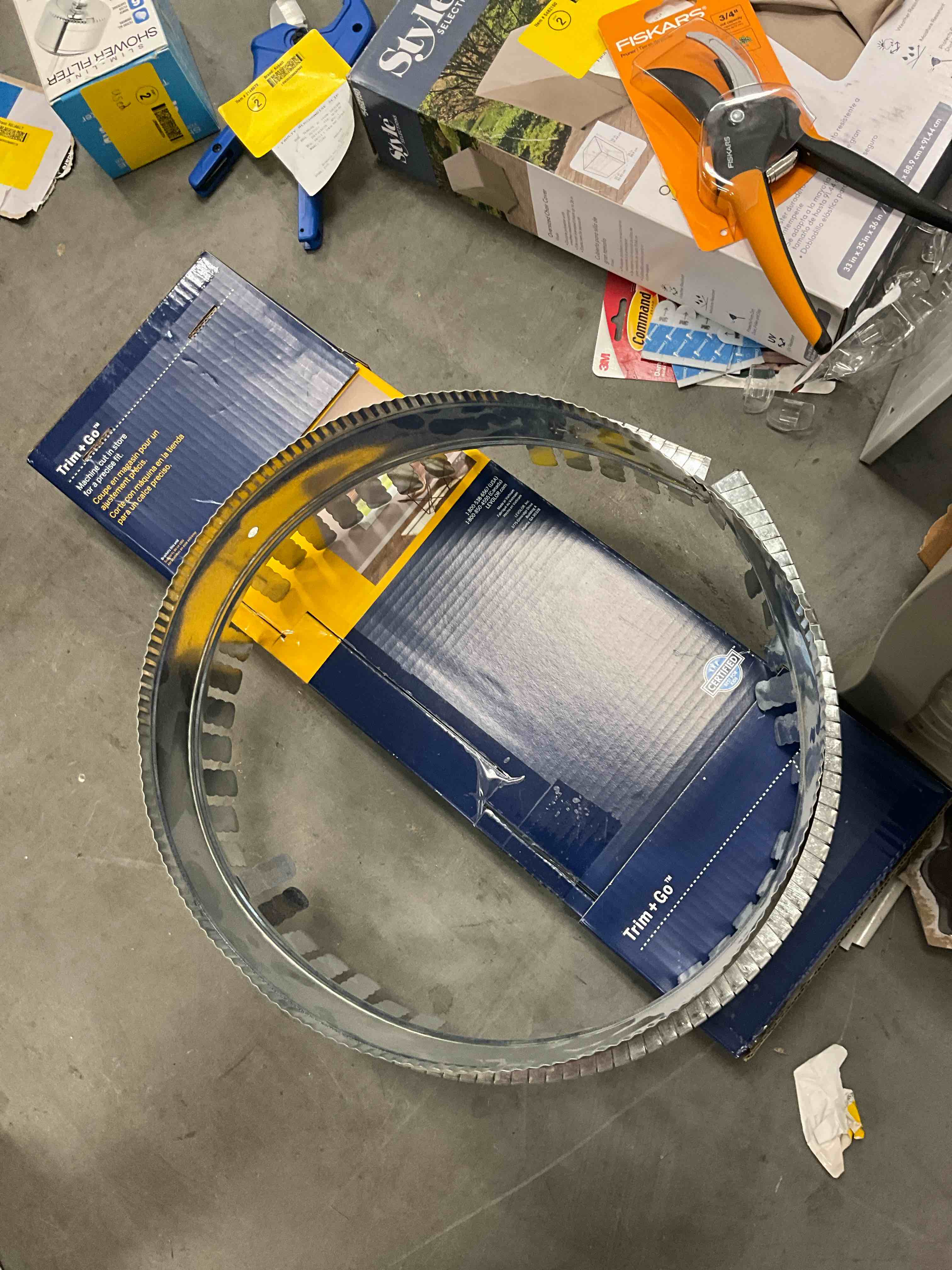 Condition photo showing Good Condition for imperial 14-in 30 gauge galvanized steel round ductboard duct starting collar