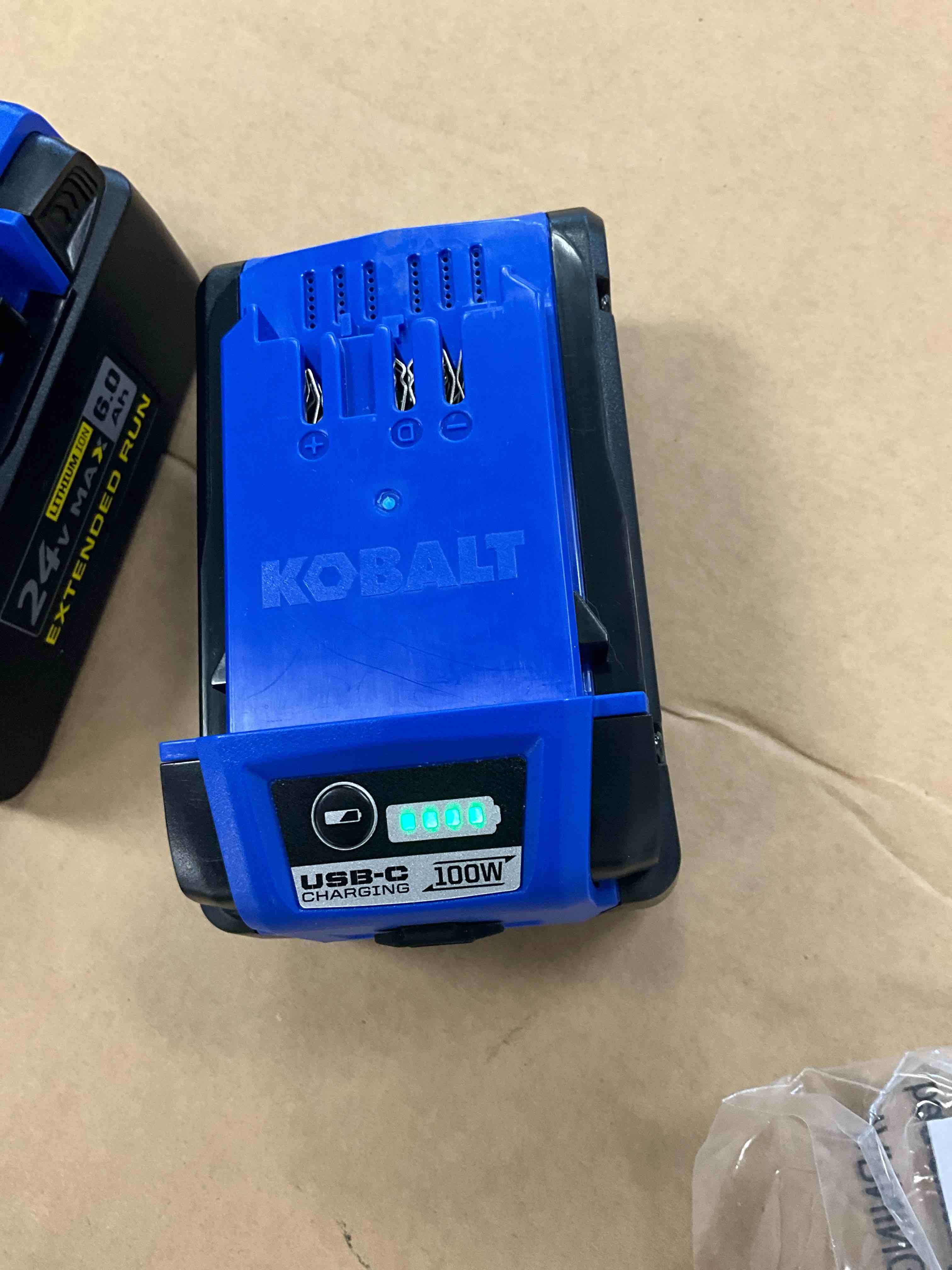 Condition photo showing Good Condition for kobalt 24 -volt 1 -pack battery ( 6 ah lithium-ion )