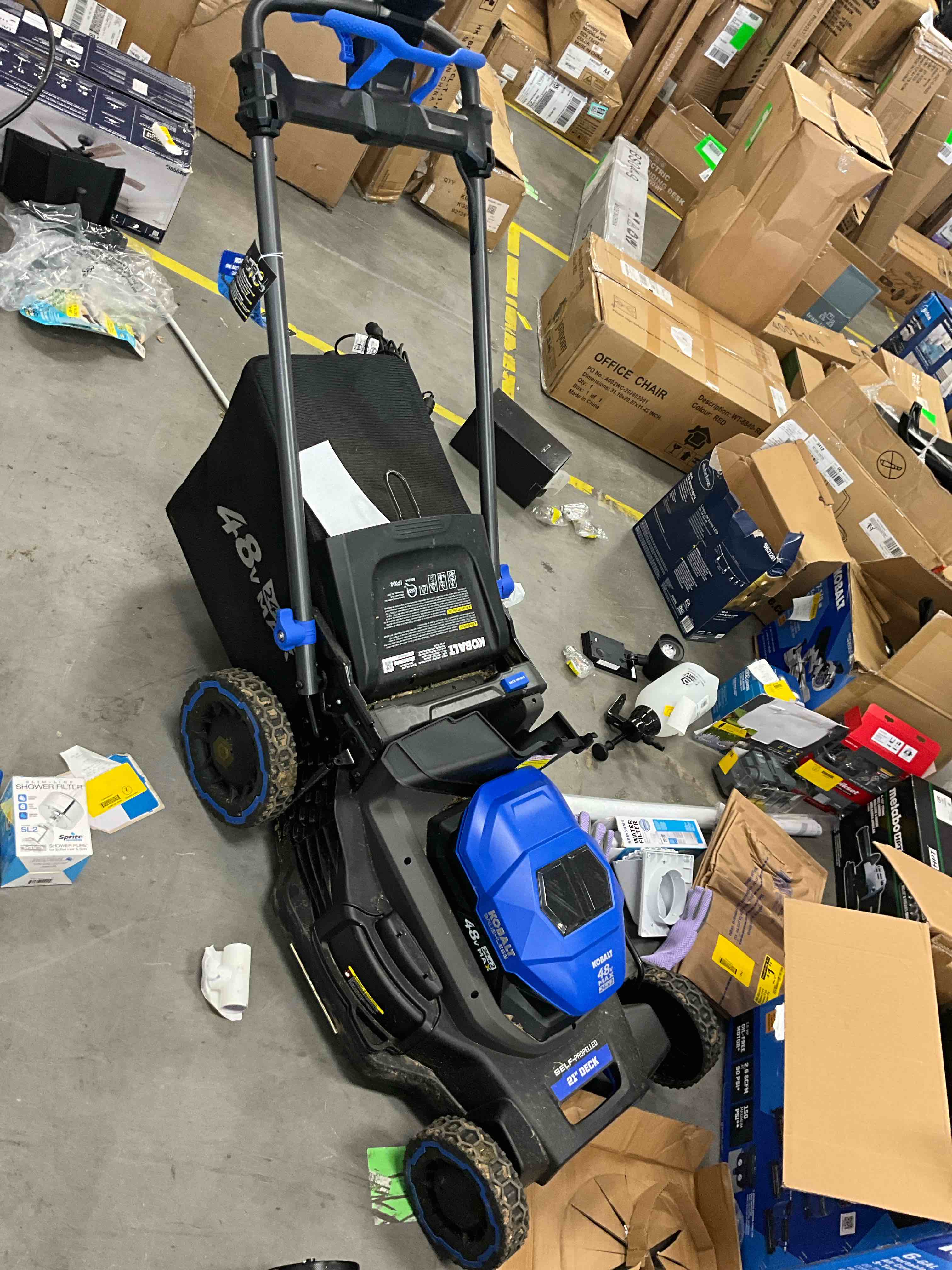 Condition photo showing Good Condition for kobalt 48v max (24vx2) 21-in self-propelled mower-mower only