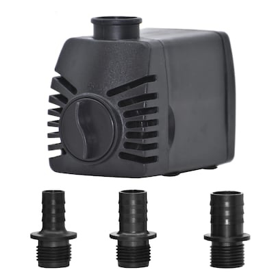 smartpond low water shut-off 500 -gph submersible corded electric fountain pump