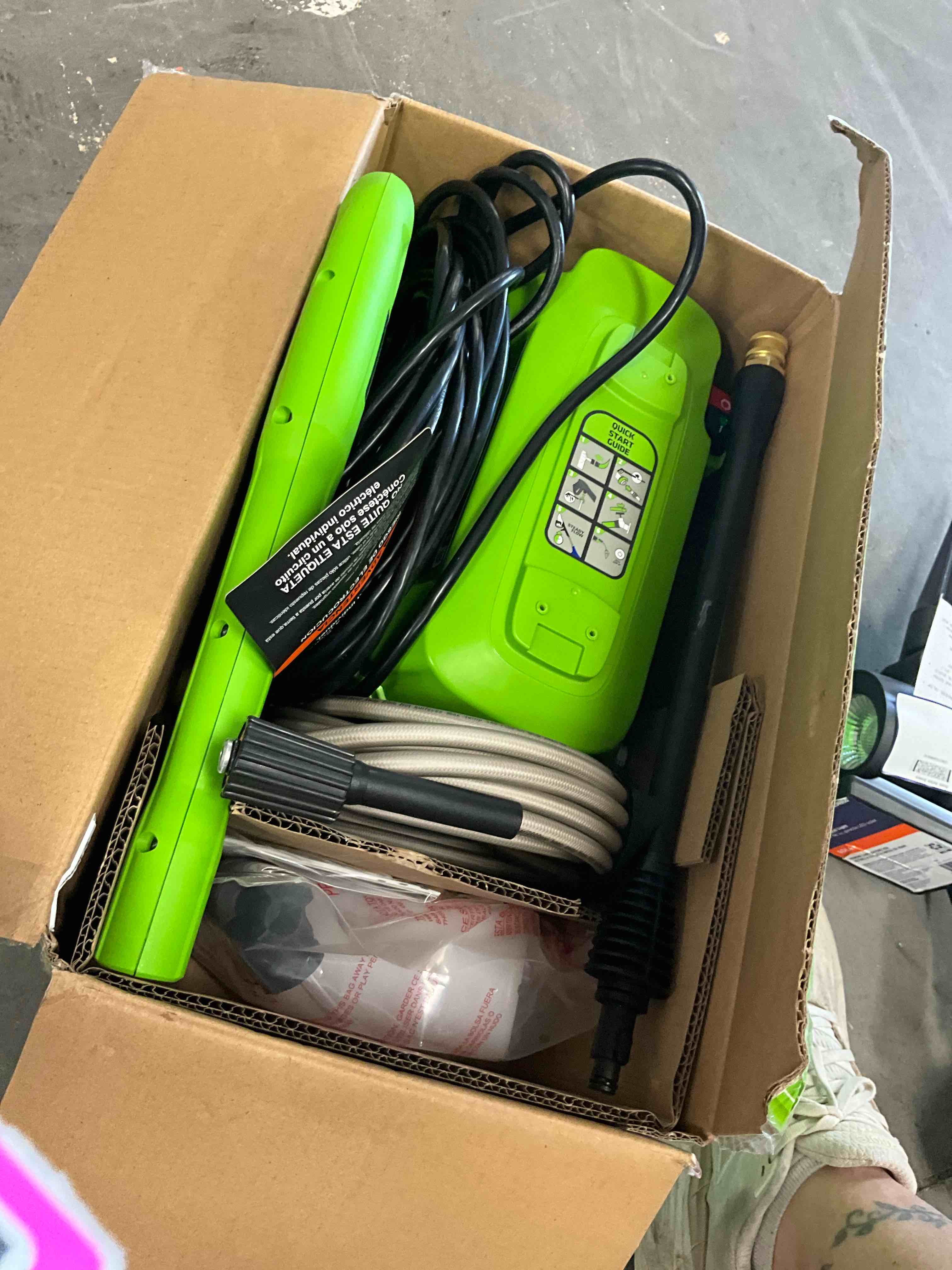 Condition photo showing Good Condition for greenworks 1800-psi 1.2-gpm cold water electric pressure washer