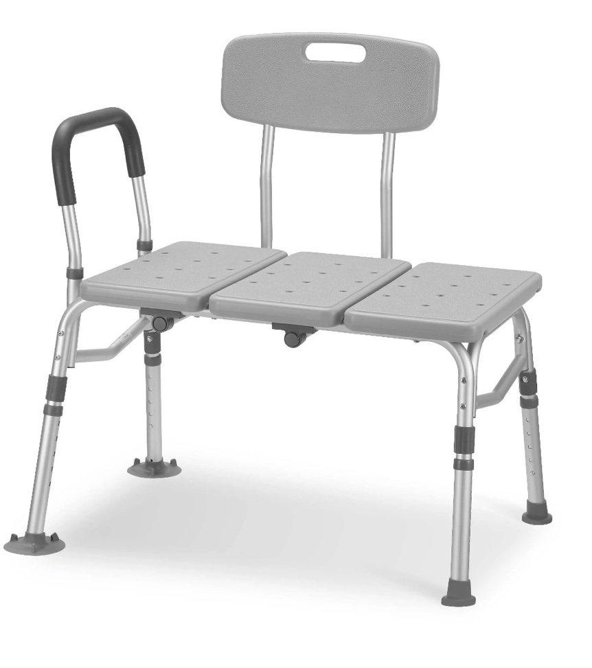 naipo transfer bench for bathtub height adjustable shower bench seat with backrest bath chair for seniors 300 weight capacity