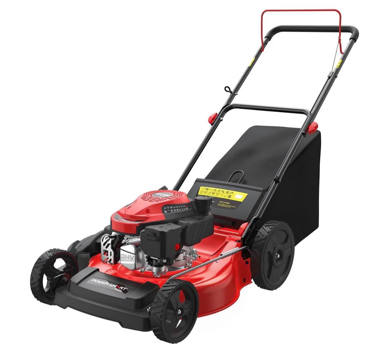 powersmart 21" 144cc gas push lawn mower , with 6-position height adjustment