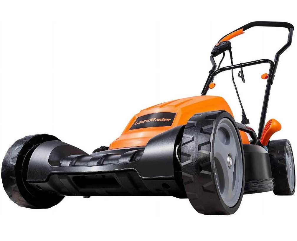 lawnmaster 19 inch 2-in-1 electric lawn mower, 12amp, me1218x