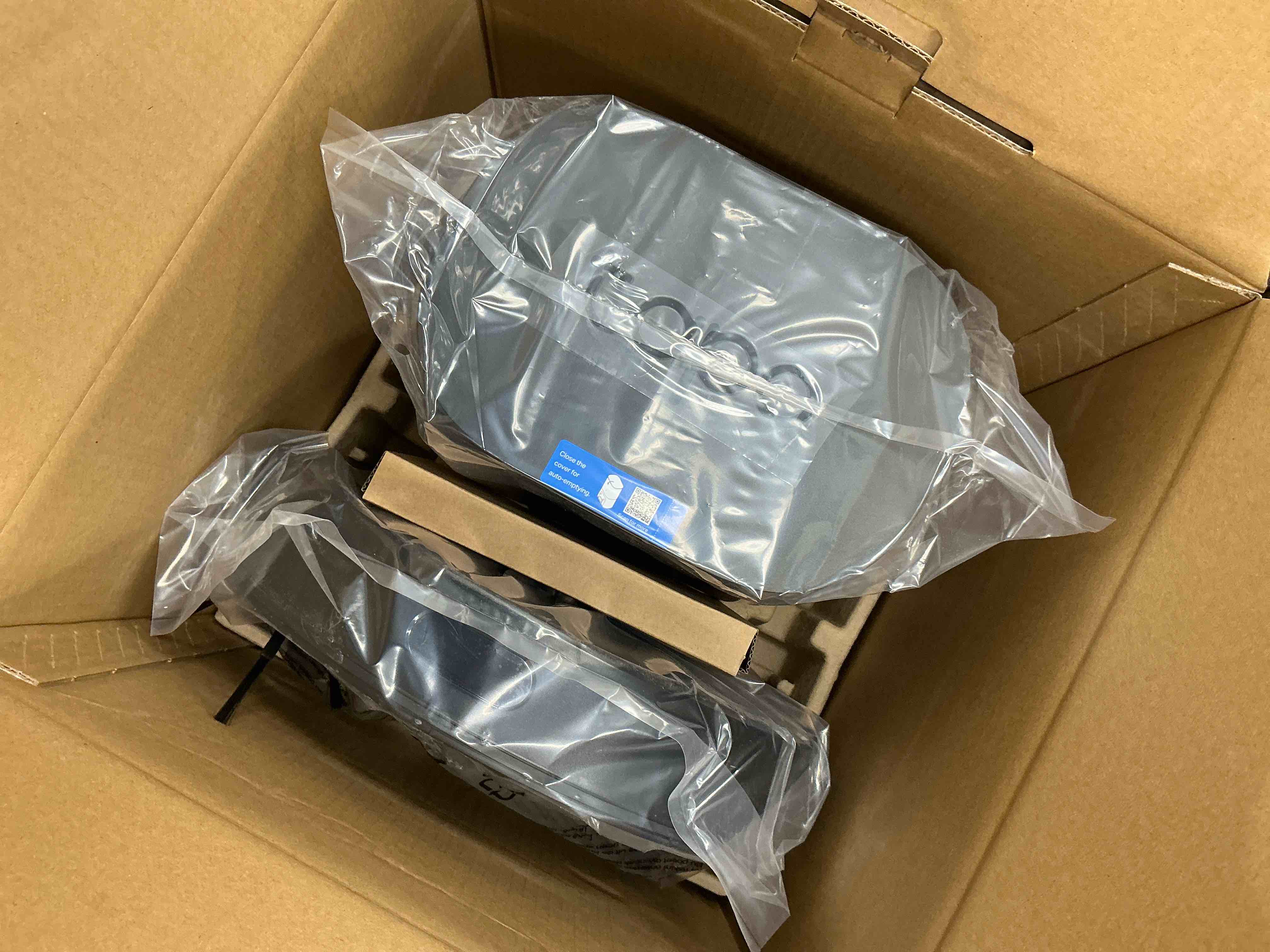 Condition photo showing New/Like New for tapo lidar smart navigation robot vacuum and mop with self-emptying dock, 5300pa max, 97%+ dust pickup rate, customizable cleaning, self-charging, compatible with alexa & google home, rv30 max plus smart robot vacuum & mop vacuum w/ self emptying dock