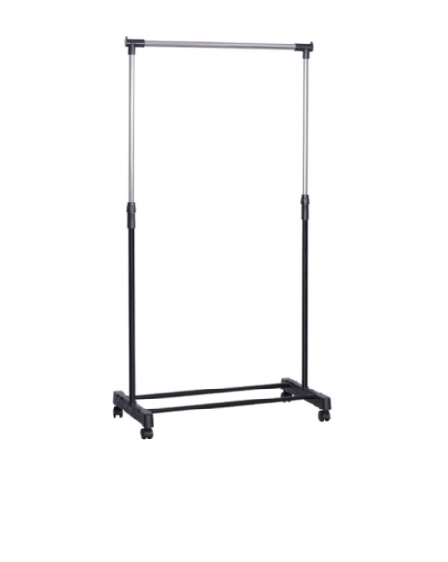 Condition photo showing Good Condition for autrinix sturdy clothing hanging rack, adjustable height 35-62 inches, 22 lbs capacity, elegant display for clothes, easy maintenance, perfect gift idea