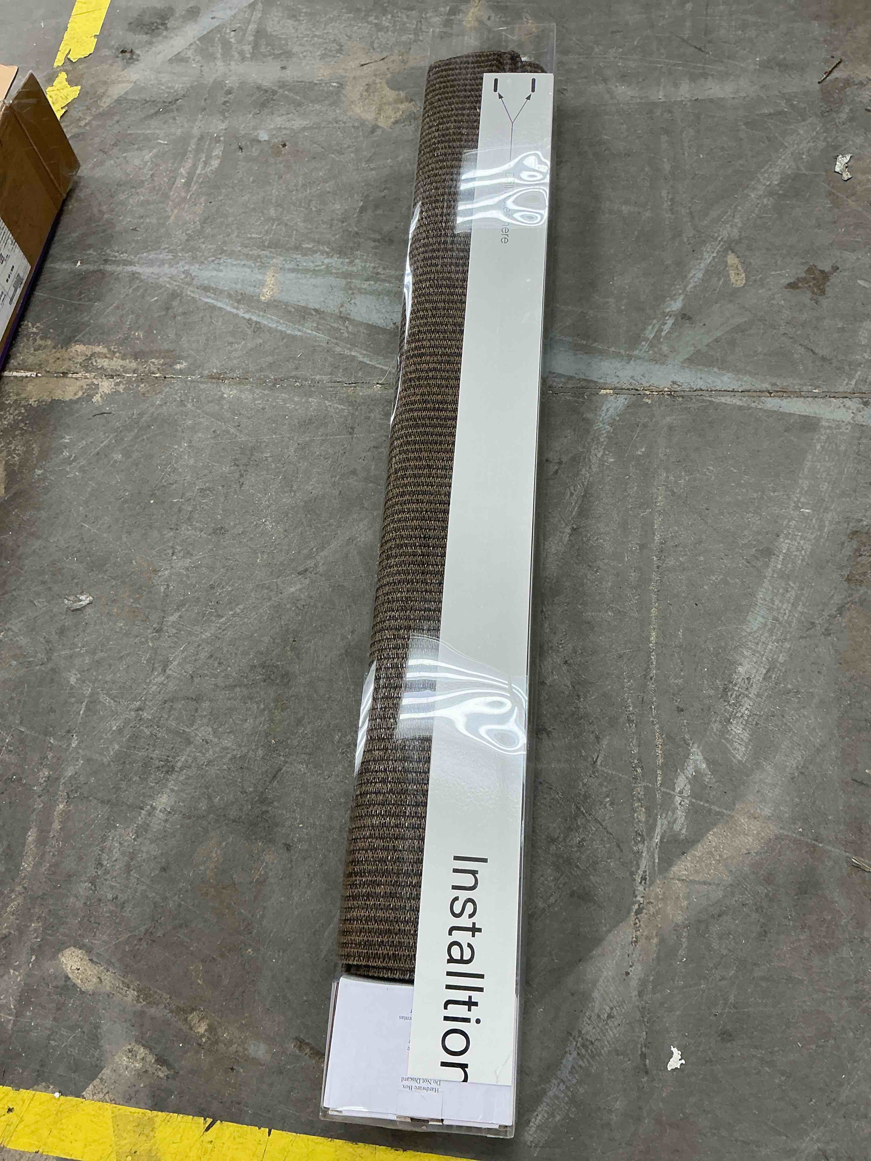 Condition photo showing New/Like New for shade&beyond outdoor roller shades 6' w x 8' h, patio roll up blinds 220 gsm shade cloth roll for porch gazebo pergola balcony backyard, mocha