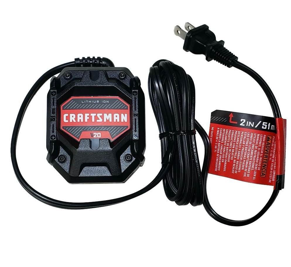 craftsman genuine oem 20 volt battery charger for v20 series tools - n866852