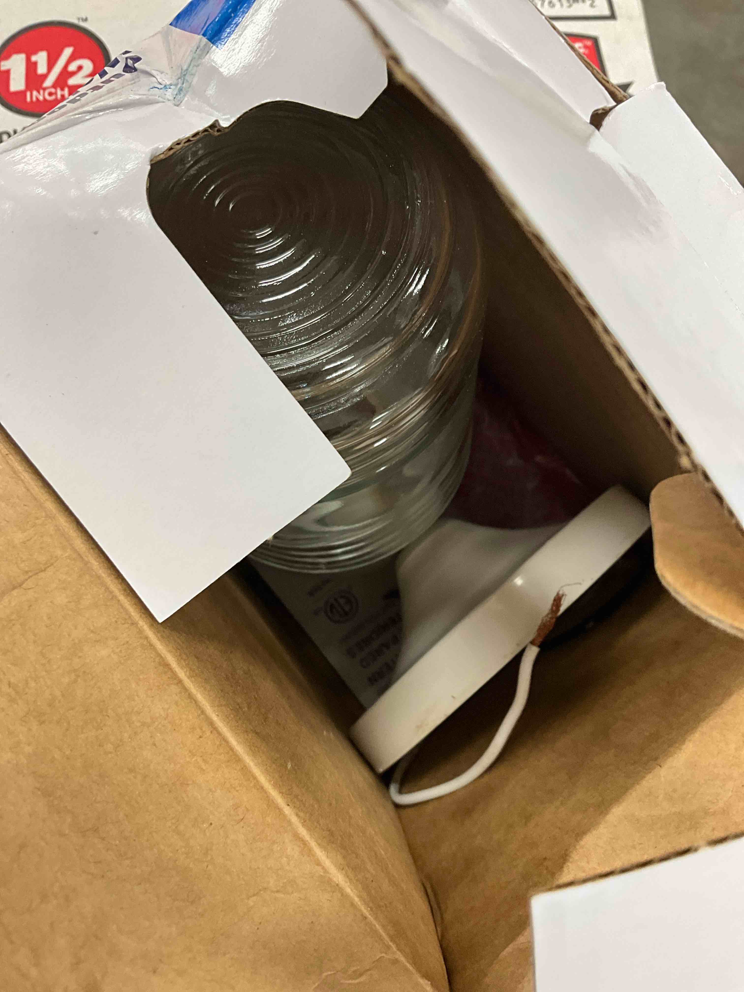 Condition photo showing Good Condition for project source rainford 1 -light 7.5-in h white hardwired outdoor wall light