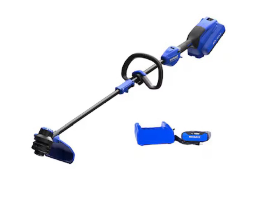 kobalt gen4 40-volt 15-in straight shaft battery string trimmer 4.0 ah (battery included) (charger included)