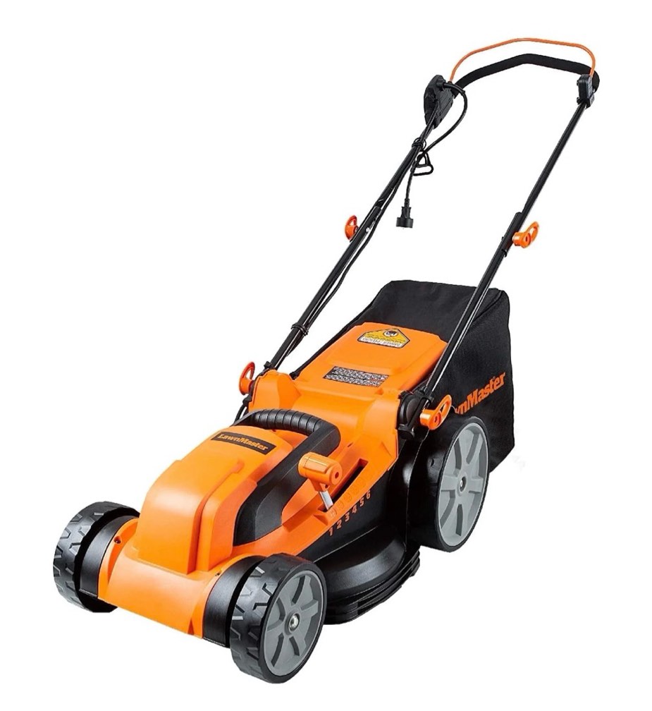 LawnMaster MEB1216K Electric Lawn Mower 16-Inch 12AMP (B08GK4CQST)