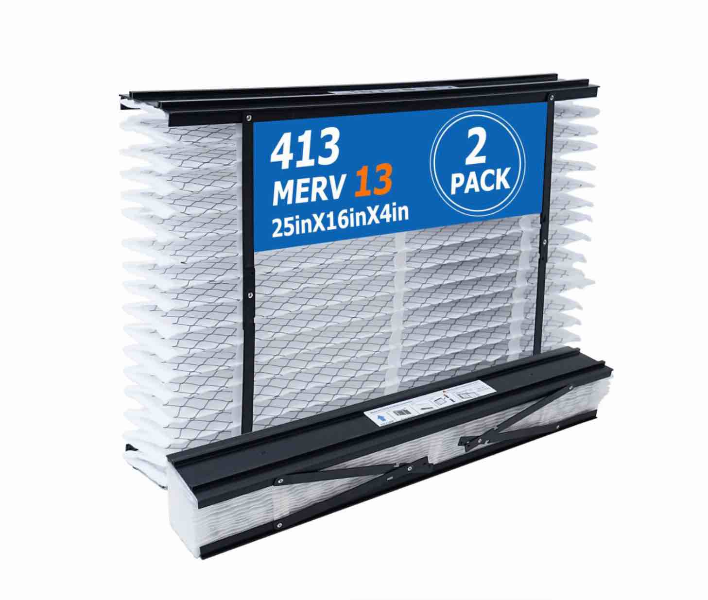 ShueBee 413 Replacement Filter Compatible with AprilAire Whole House Air Purifier 1410 1610 2410 2416 3410 4400 Furnace Air Purifier MERV 13 Filters