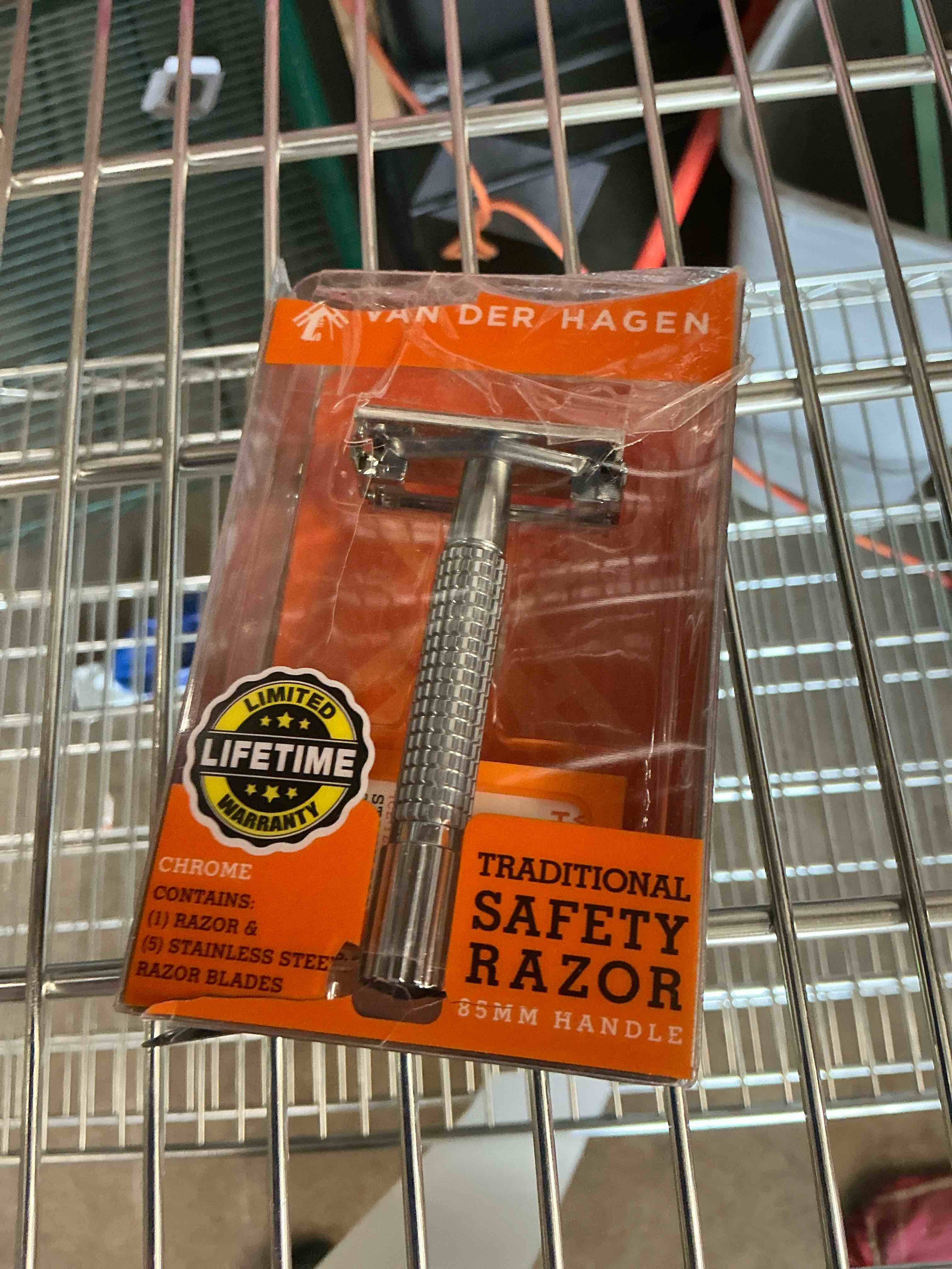 Condition photo showing Good Condition for van der hagen traditional safety 5-blade razor for all skin types men 1 pack