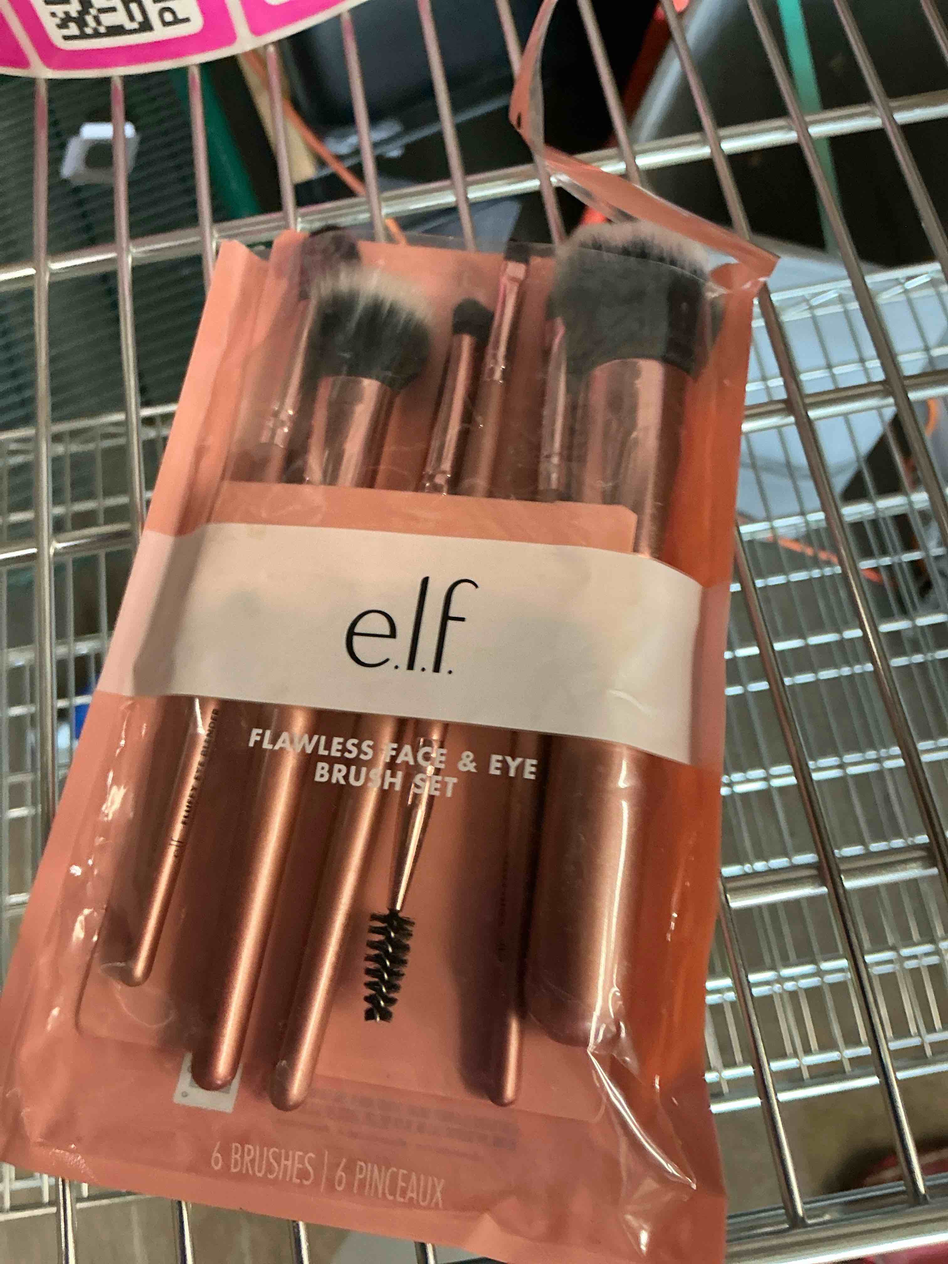 Condition photo showing Good Condition for e.l.f. flawless face brush collection - 6pc: contouring, blending, highlighting, paraben-free, vegan