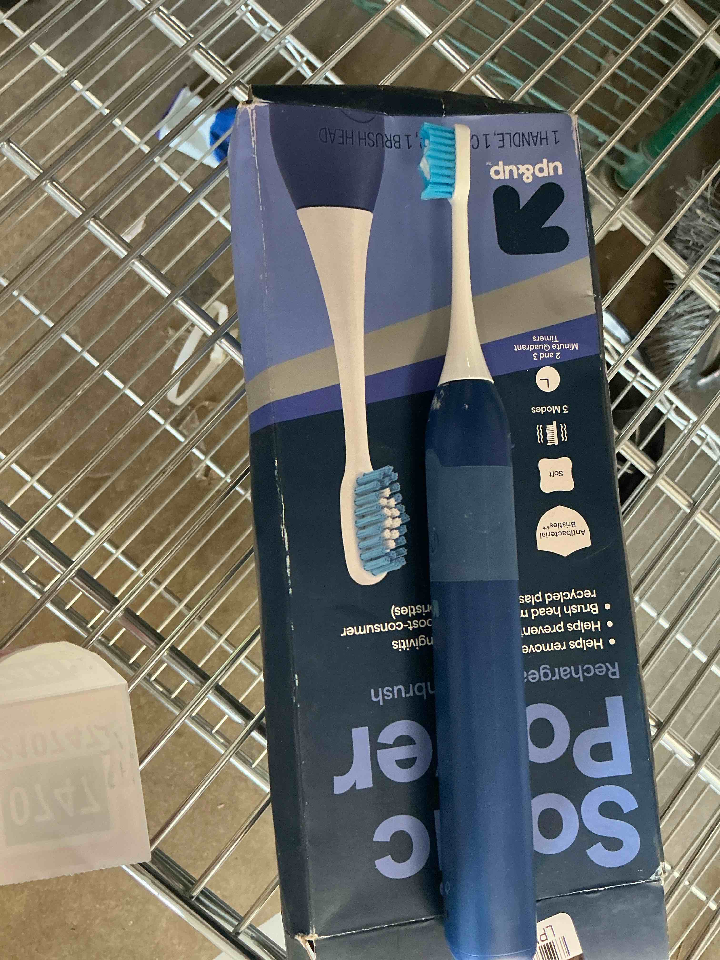 Condition photo showing As Is for adult electric rechargeable toothbrush - up&up™