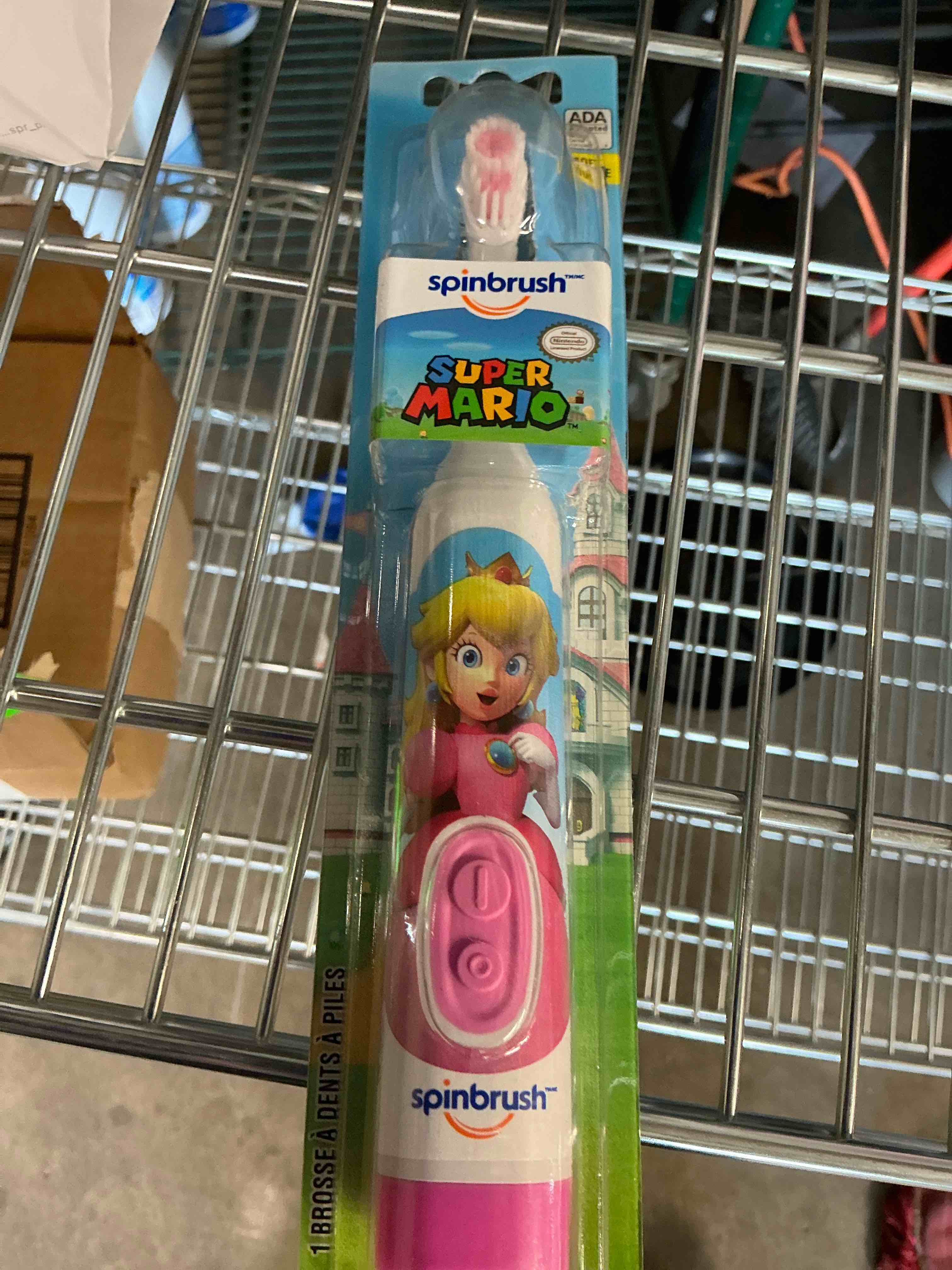 Condition photo showing Good Condition for spinbrush princess peach kids electric battery toothbrush, soft, 1 ct