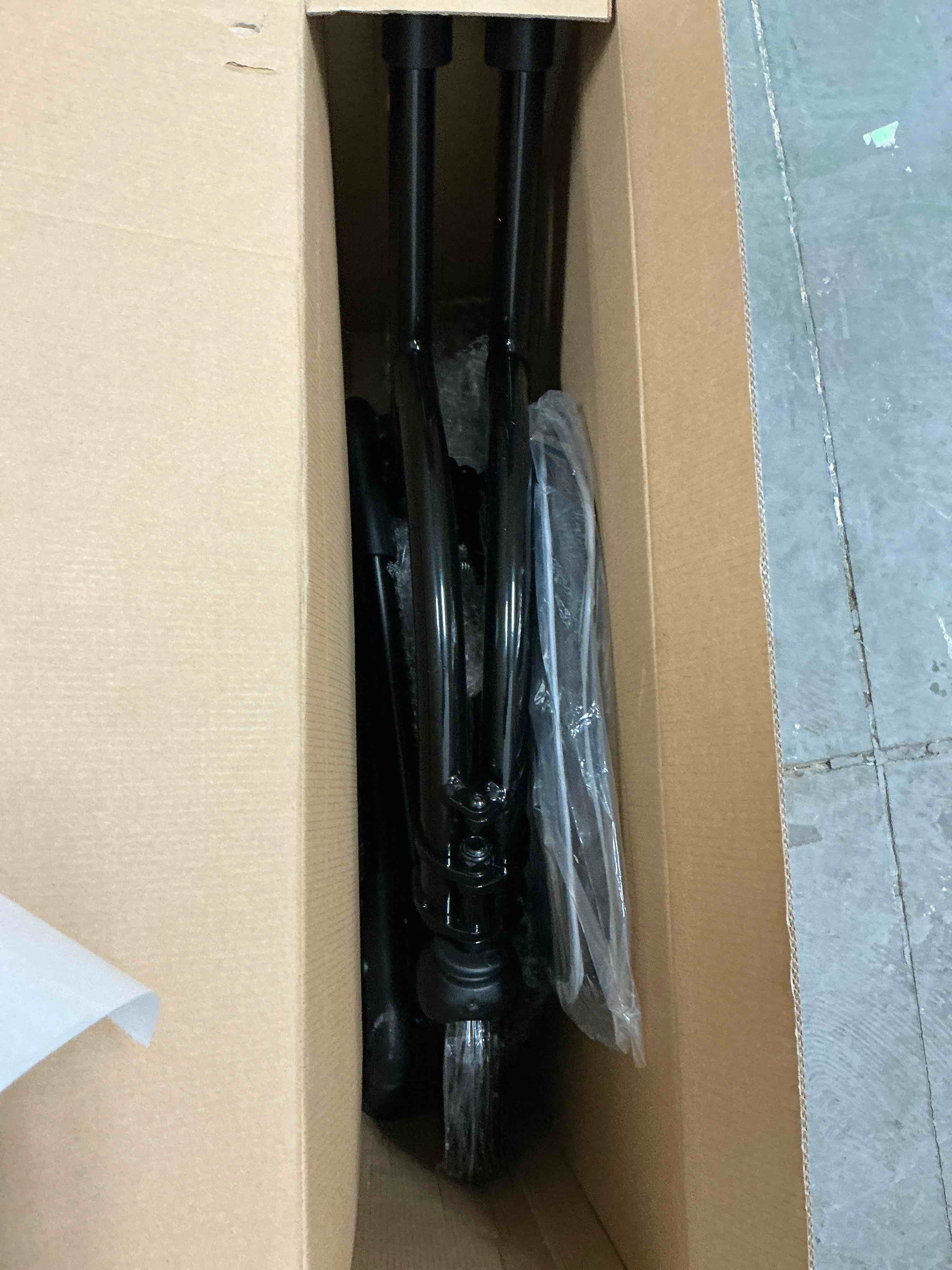 Condition photo showing New/Like New for maxkare folding rollator walker with large storage bag and brake handle, 3-wheel rolling walker for seniors, lightweight, height adjustable, supports