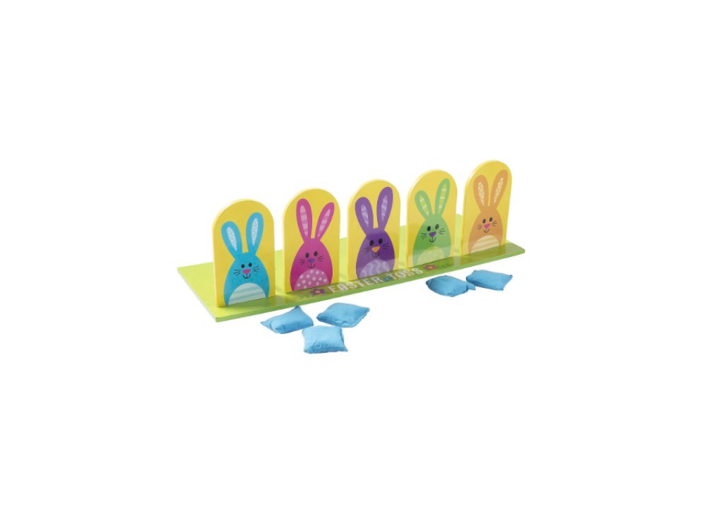 easter bunny bean bag toss game  toys  easter  6 pieces