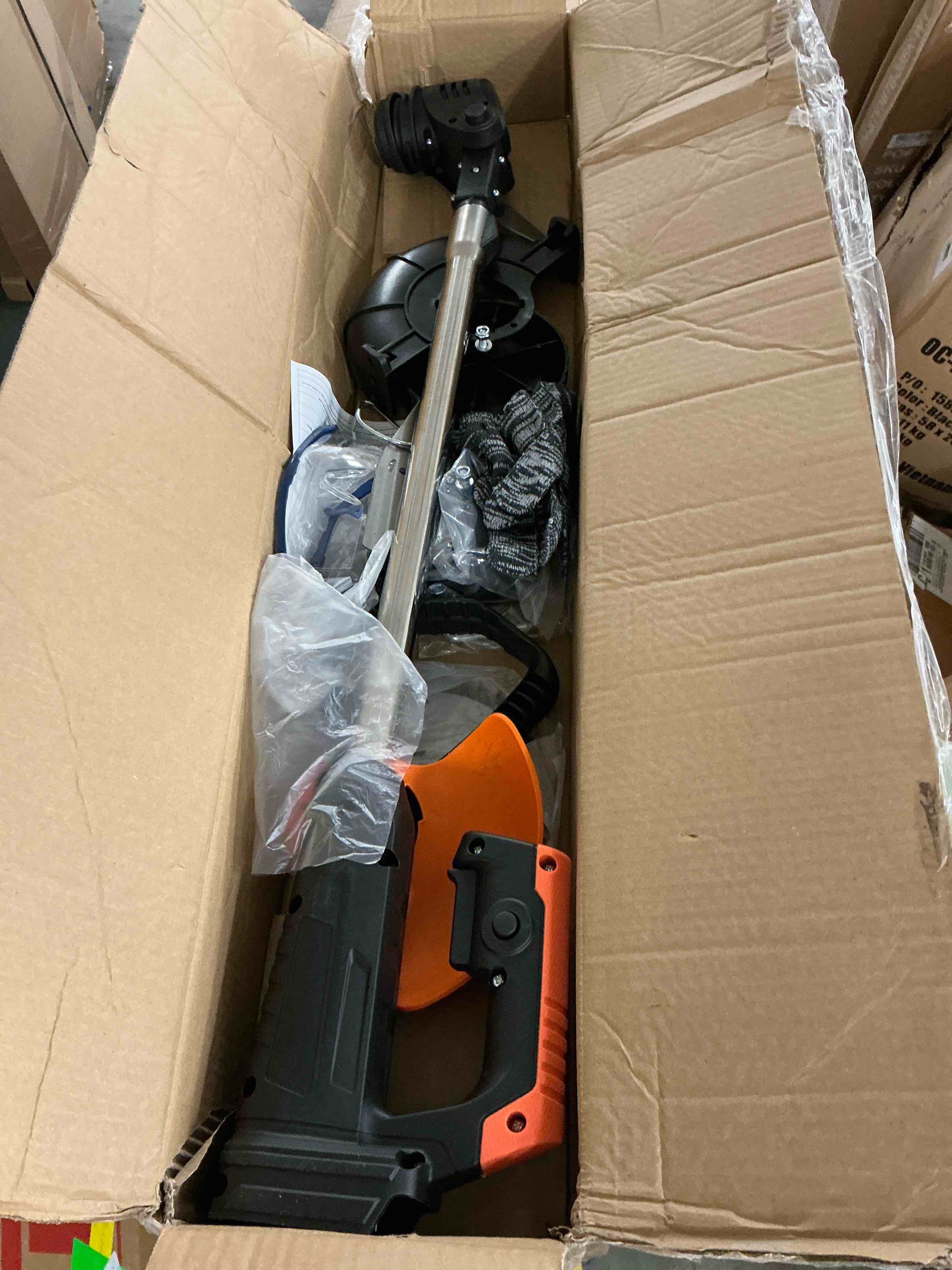 Condition photo showing Good Condition for g·peh weed wacker grass trimmer  24v cordless weedeater lightweight electric brush cutter with 2 batteries and charger for home garden yard trimming