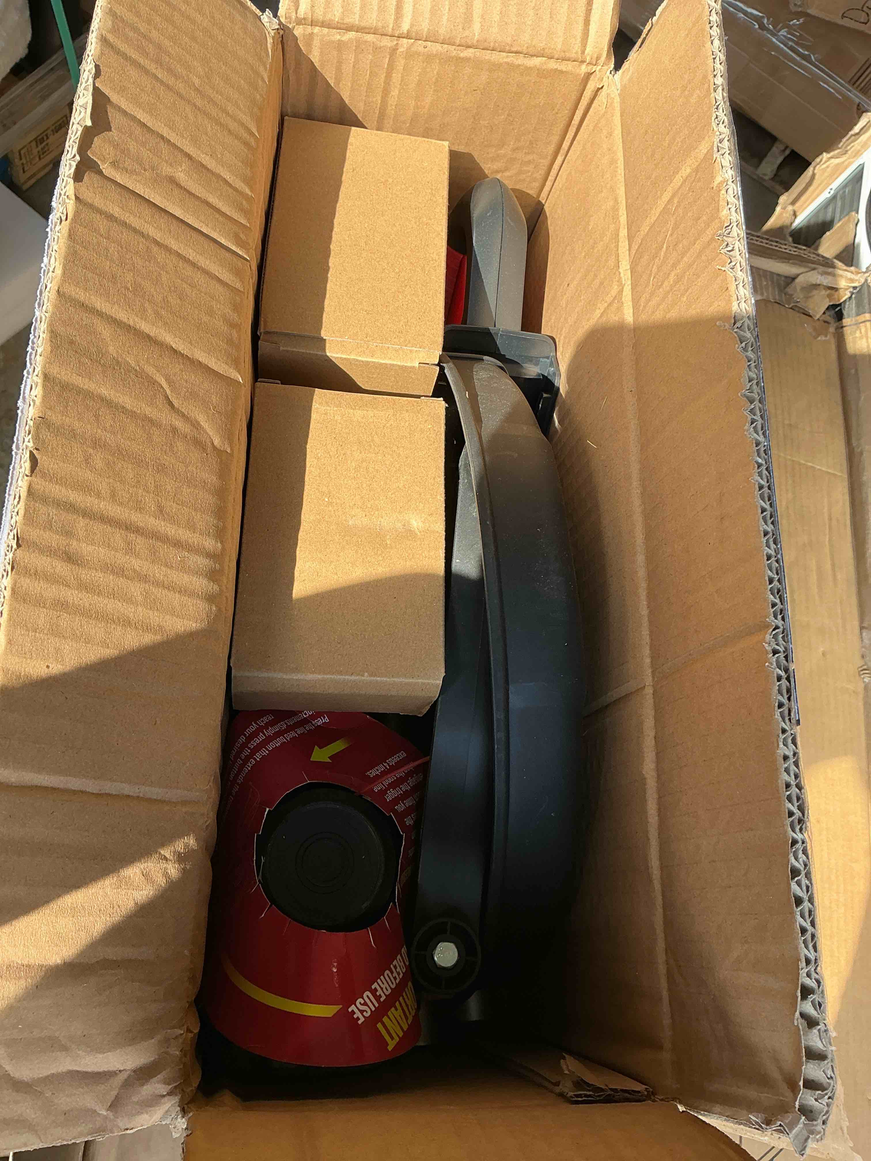 Condition photo showing New/Like New for mzk 20v 12'' cordless string trimmer, grass trimmer&edger with 8 replacement spools, battery powered weed trimmer with auto line feed for lawn,garden(2 * 2ah battery and charger included)