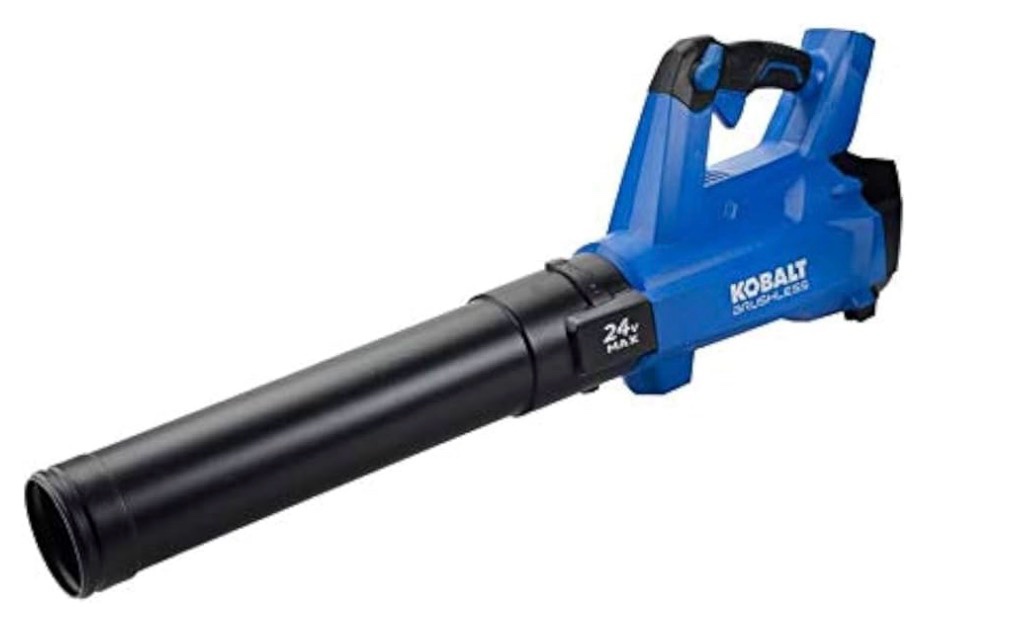  Kobalt 24-Volt Max Lithium Ion 410-CFM Brushless Cordless Electric Leaf Blower  (( Tool Only )) 