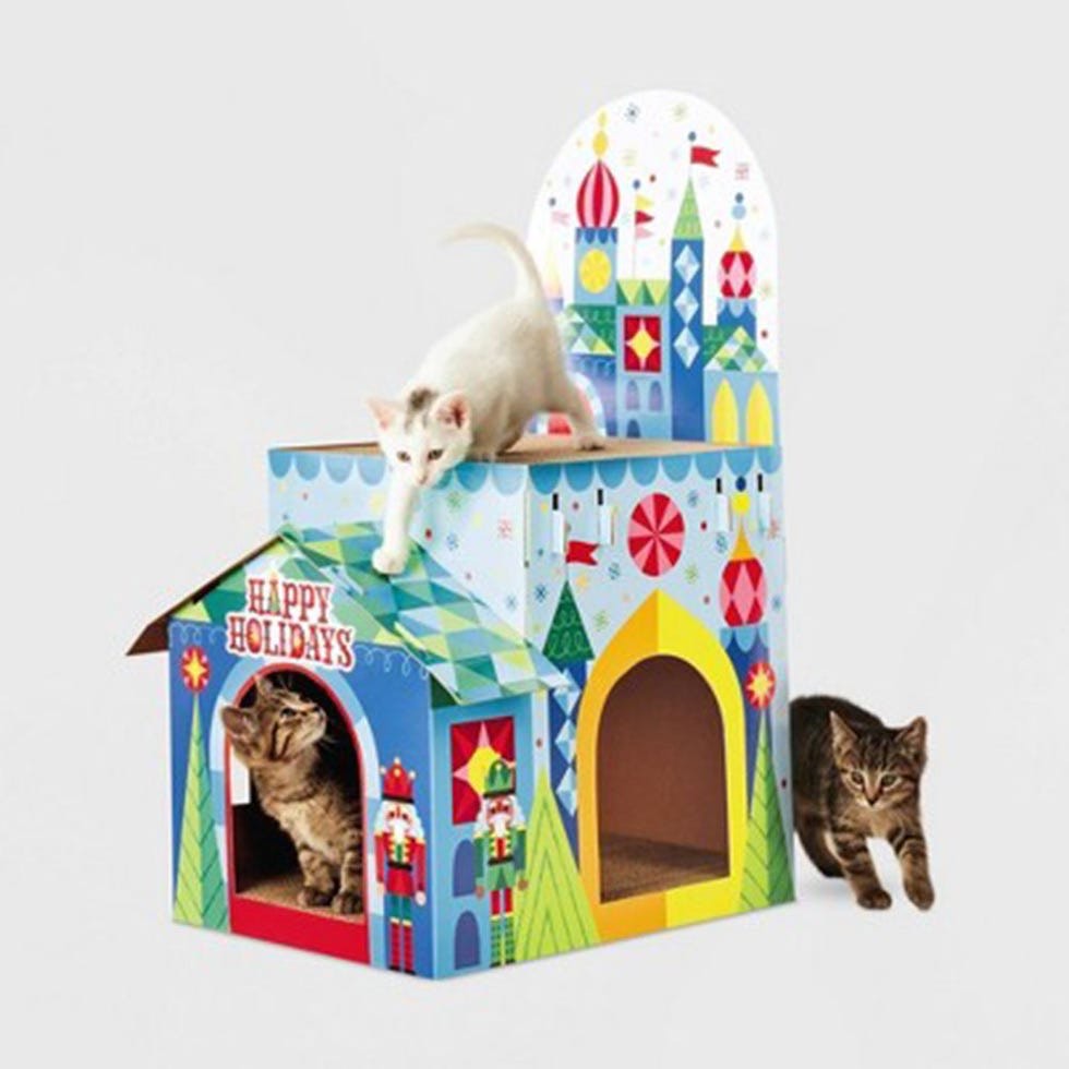Toy Kingdom Double Decker Cat Scratcher House - Wondershop