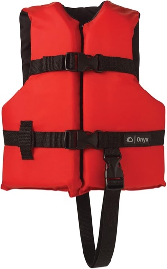 ONYX General Purpose Boating Life Jacket Child, Red