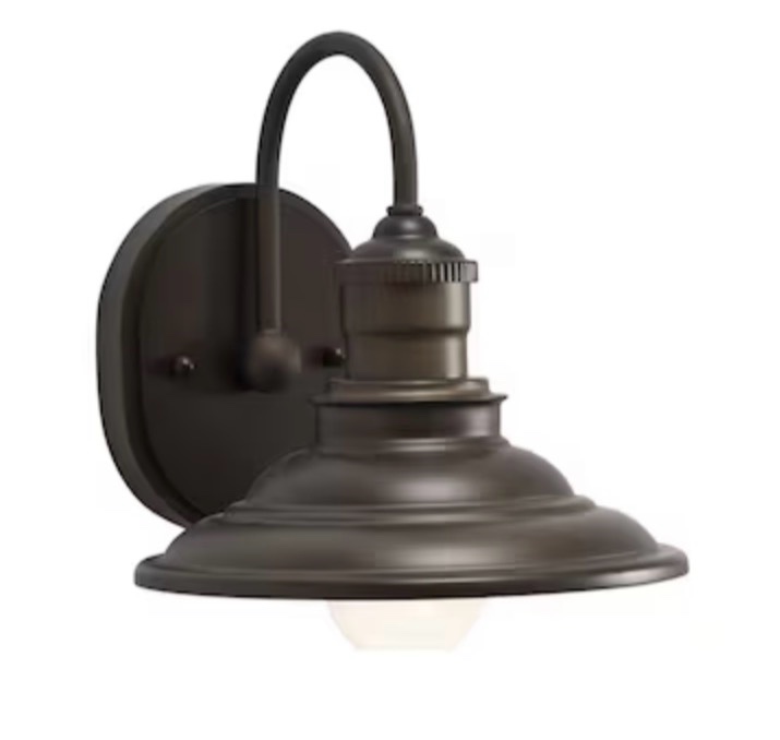 allen + roth Hainsbrook 8-in 1 Light Antique Bronze Coastal Bathroom Vanity light Item #612649 | Model