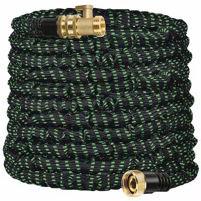 flex-able hose xtreme 1-in x 100-ft kink free woven green hose