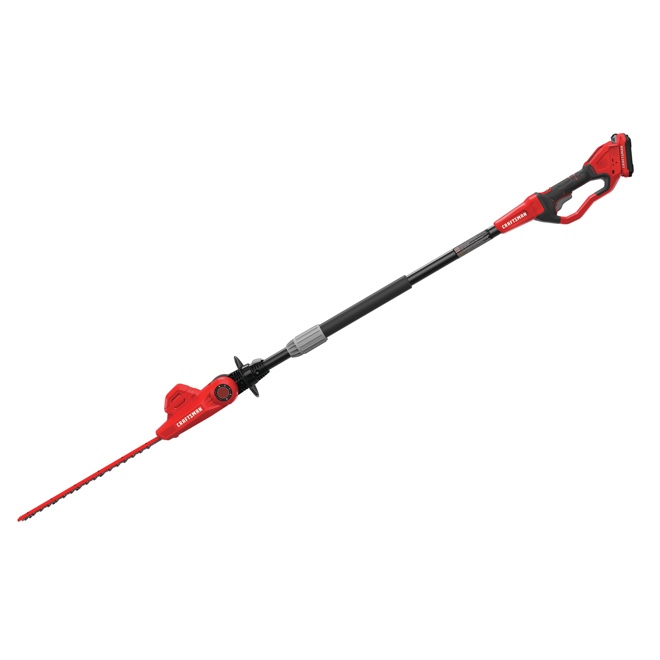 craftsman 18-in 20v max dual cordless electric hedge trimmer