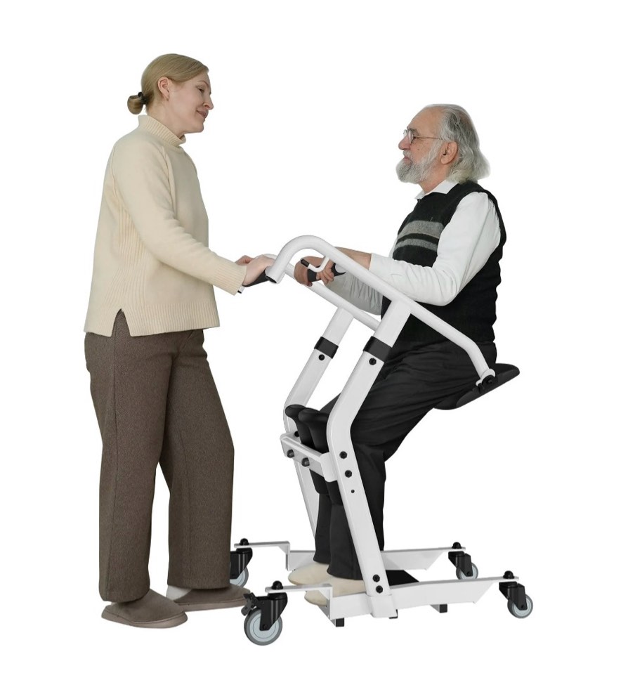 vocic sit to stand lift with wheels, stand assist patient transfer device for elderly home care